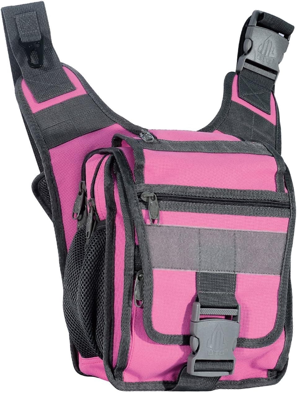 UTG 24/7 Ambidextrous Scout Messenger Bag, Live Pink