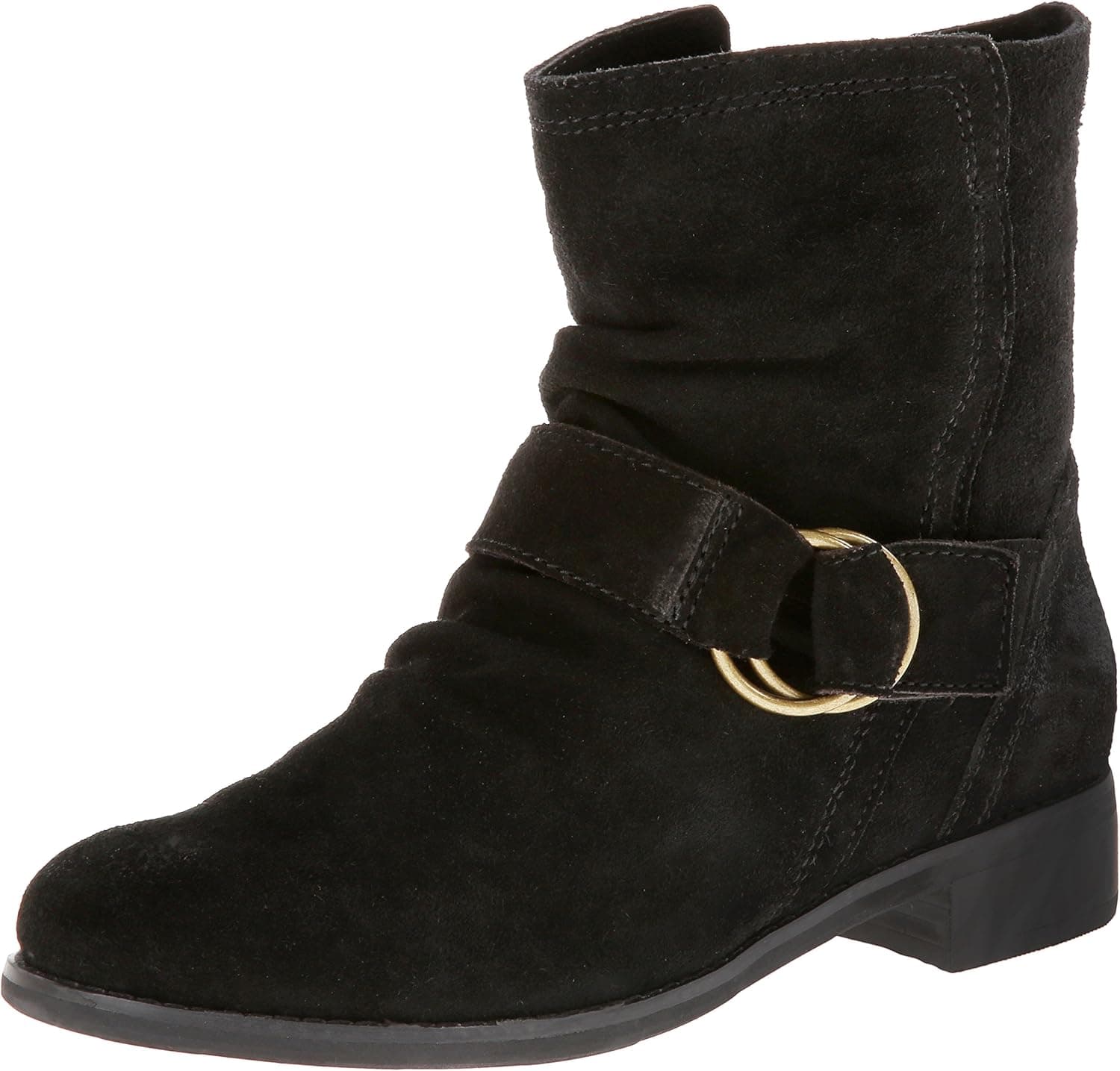 ALL BLACK Women's Ring Buckle Engineer Boot