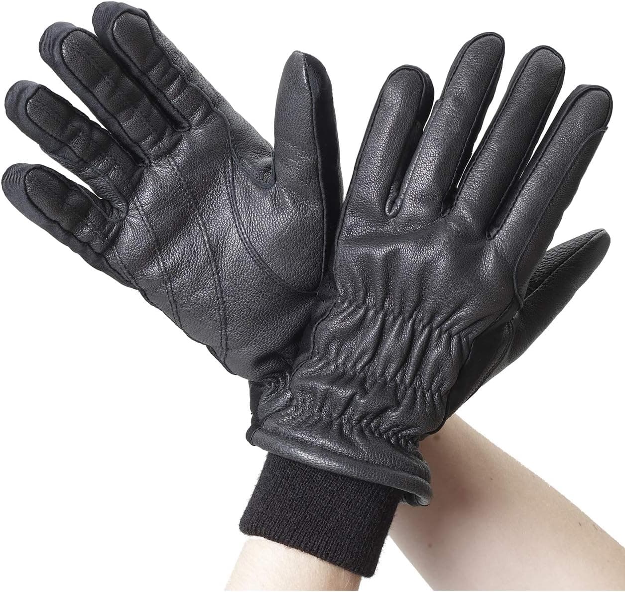 Ovation Ladies Leather Deluxe Winter Show Glove - Black