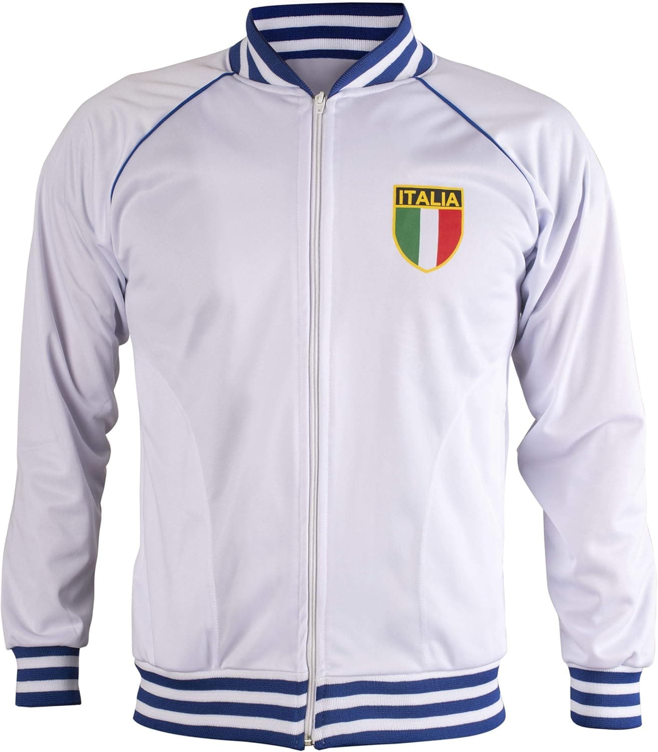 Italy/Italia Jacket Retro Football Tracksuit Zipped Jacket Men Top