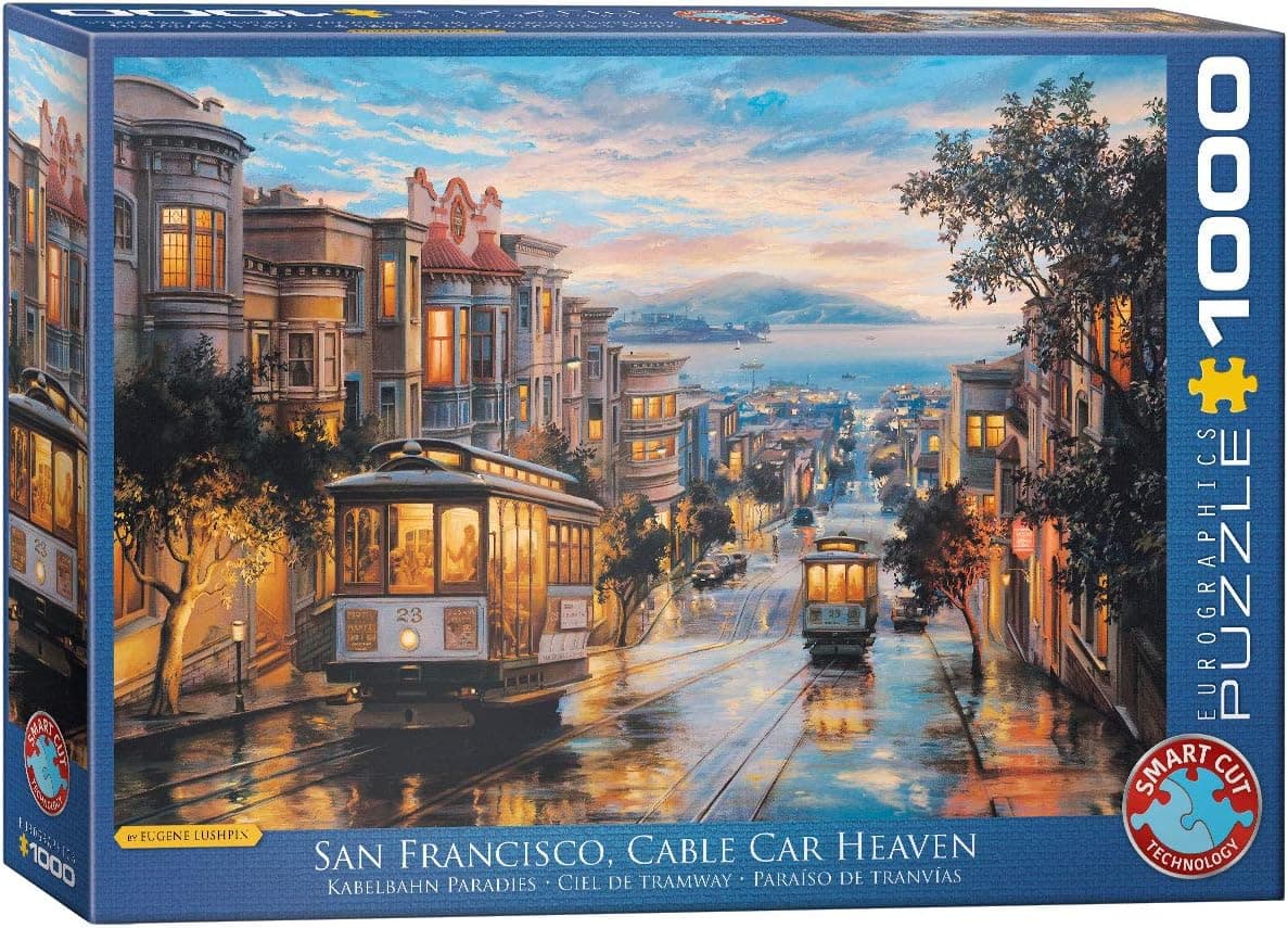 EuroGraphics San Francisco Cable Car Heaven by Eugene Lushpin 1000-Piece Puzzle