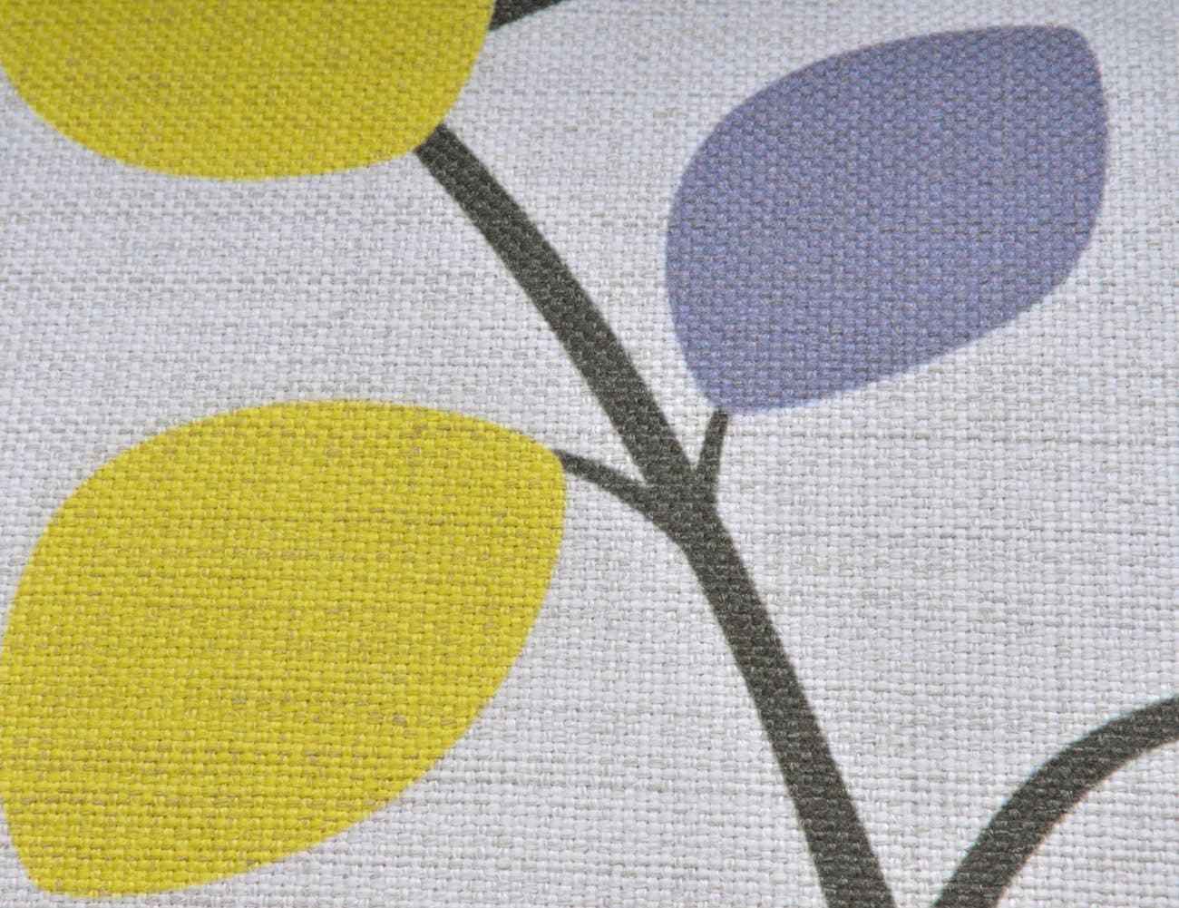 Shinnwa Yellow Gray Branches Polyester Throw Pillow Cases Decorative Cushion Covers for Couch, 12" X 20"
