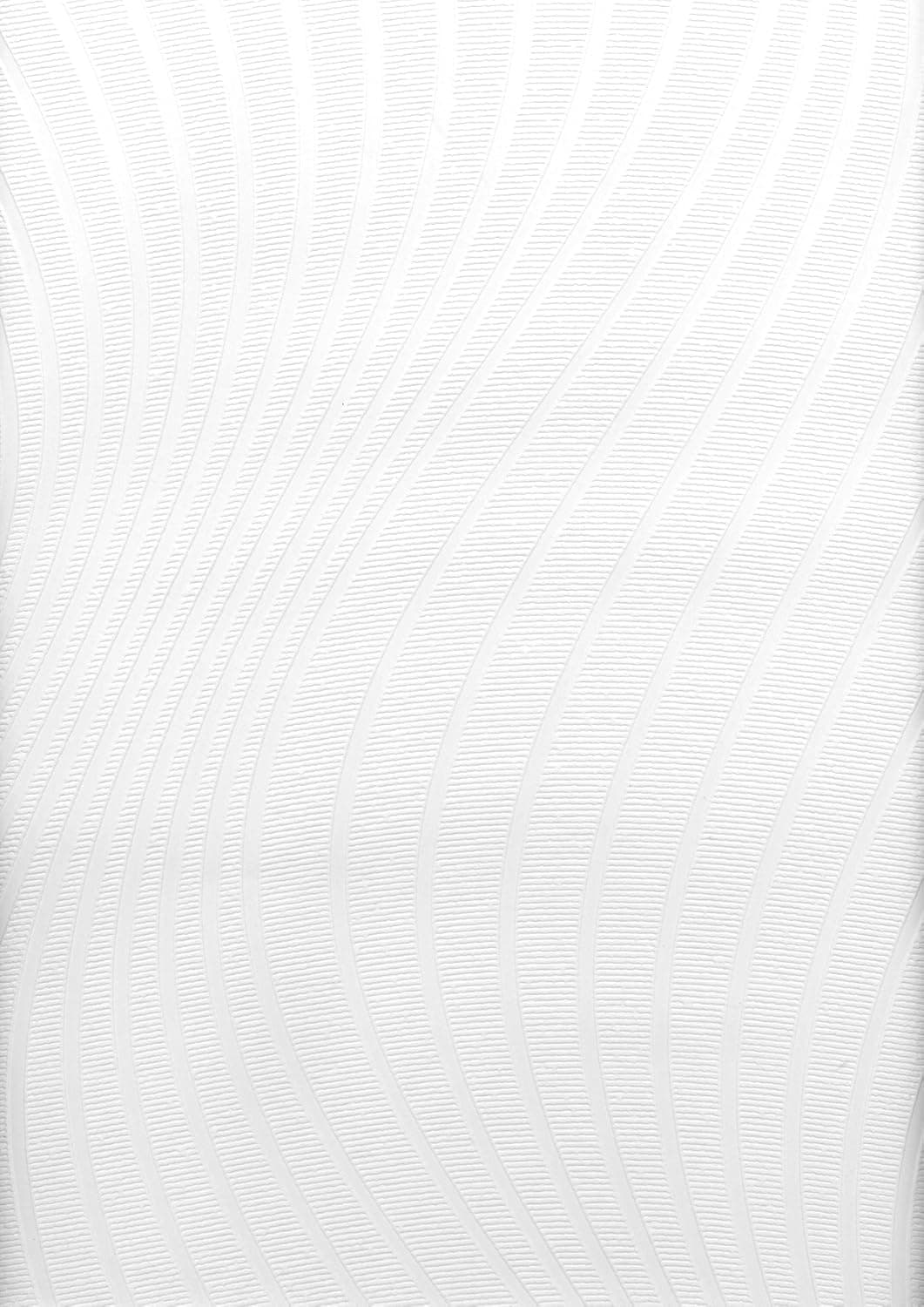 Brewster 497-67466 Swirl Undulating Texture Wallpaper, Paintable White