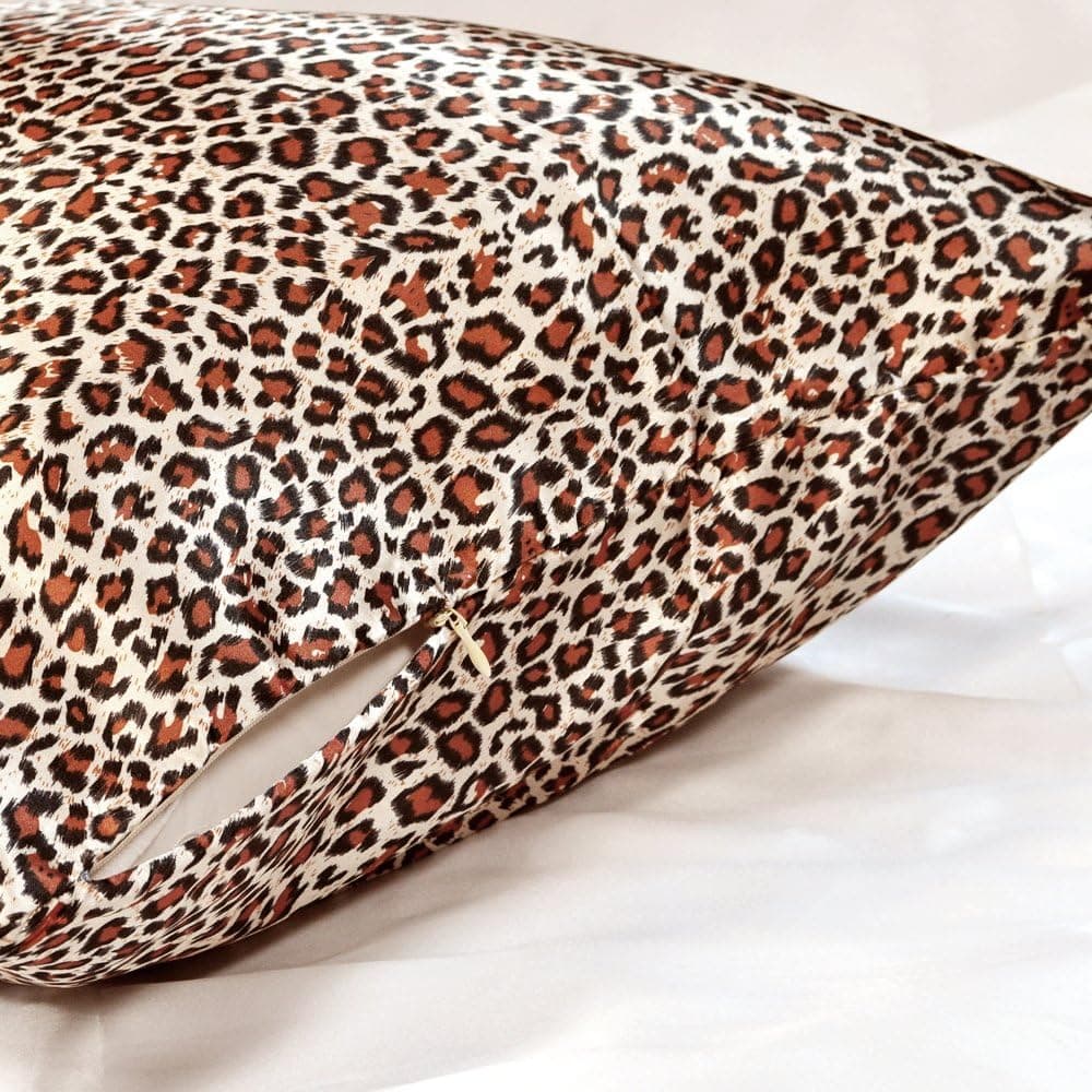 TAOSON Silky Soft Satin Body Pillow Cover Pillowcase Pillow Protector Cushion Cover with Zippers (21"x54",Pink)