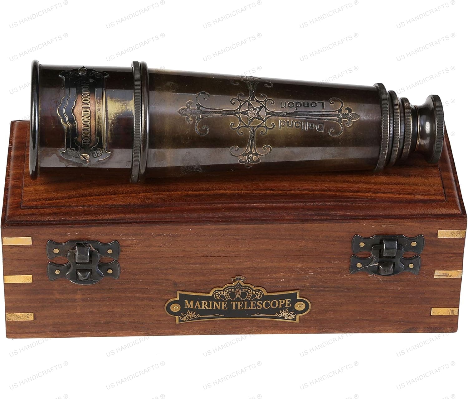 Antique Style - Marine Sailor- Spyglass, 18 inch Brass Telescope with High Resolution, Beautiful Design and Finish by Black Antique …
