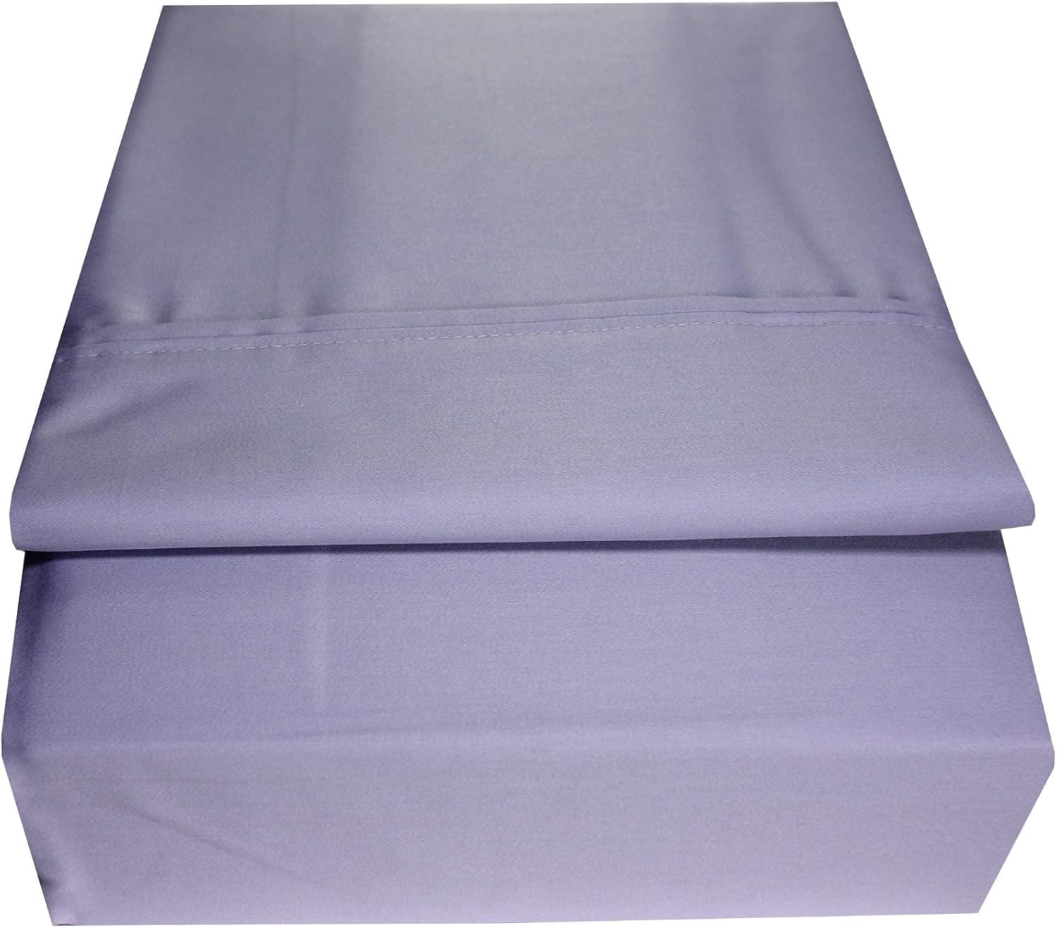 Prestige Home Textiles 400 Thread Count Wrinkle Free Sateen Sheet Set, Lilac, Queen
