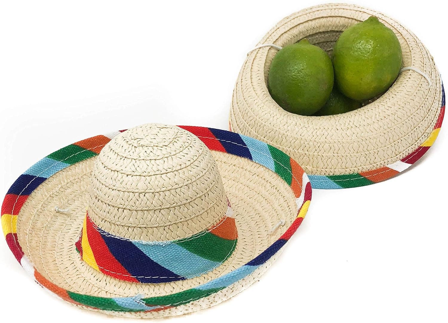 12 Mini Sombrero Fiesta Party Supplies - Mexican Themed Party Decorations (1 Dozen) Tan
