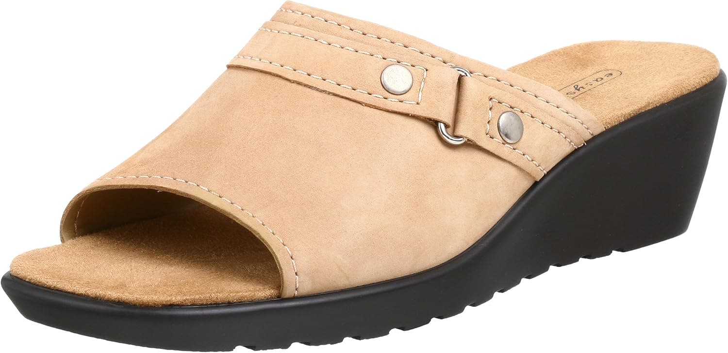 Easy Spirit Women's Brighten Sandal,Natural,8 M