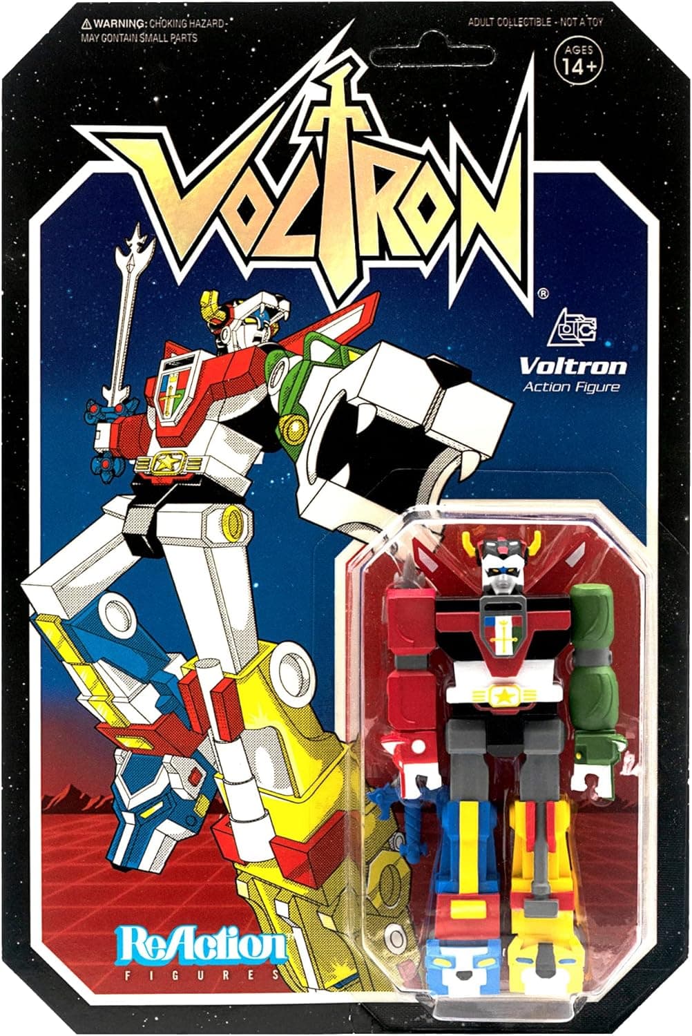 Super7 Voltron Voltron 3.75 in Reaction Figure