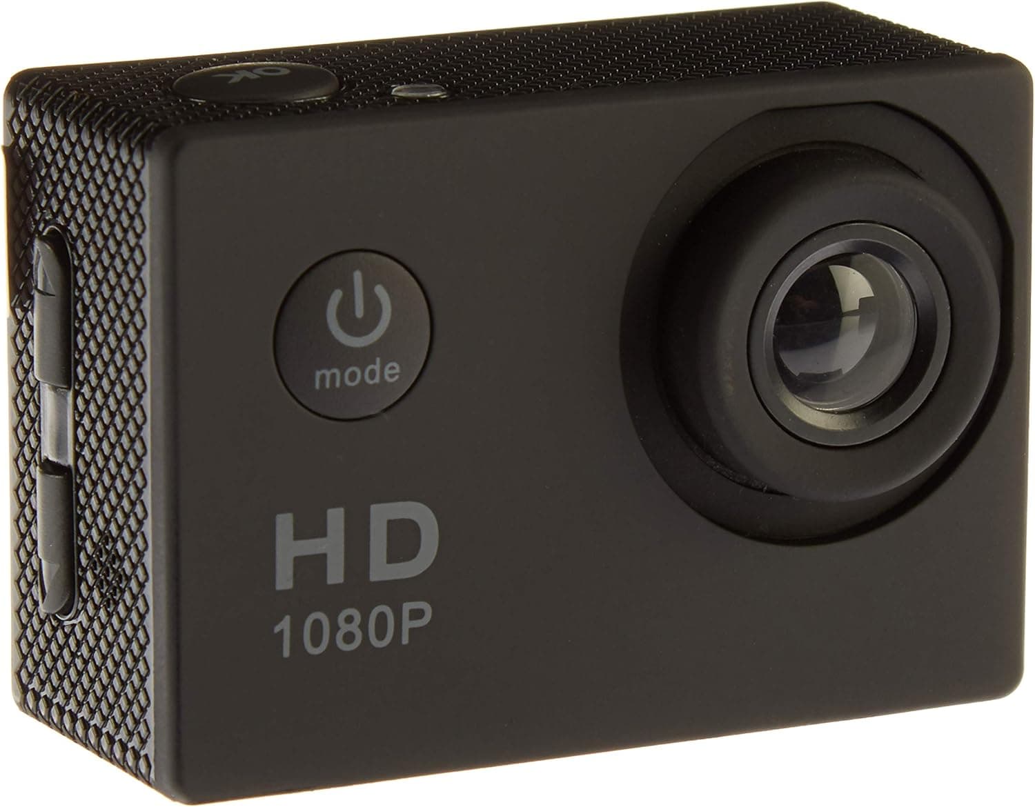 Action Camera, 12MP 1080P 2 Inch LCD Screen, Waterproof Sports Cam 120 Degree Wide Angle Lens, 30m Sport Camera DV Camcorder with with 2 Rechargeable Batteries and Mounting Accessories Kit 1080T06