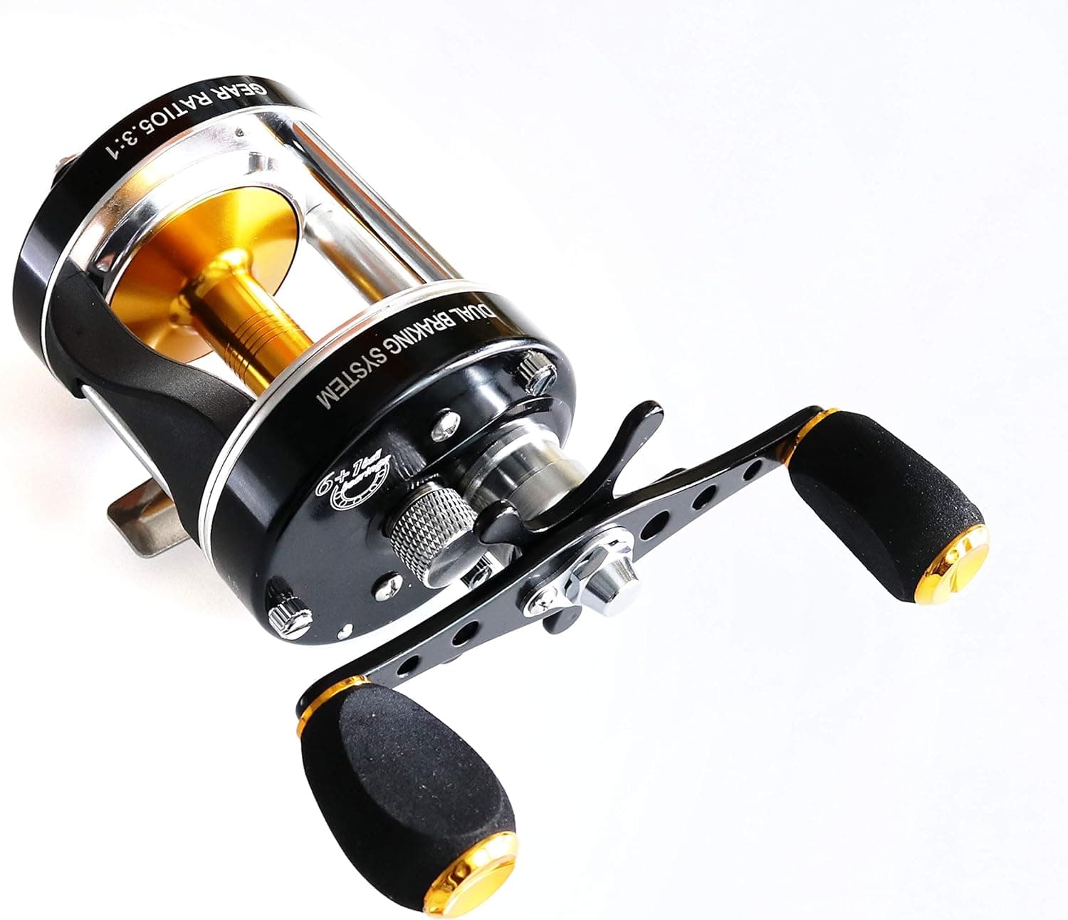 Mingyang Reel MC500 Baitcasting Reel Offshore Fishing 6 BB Right Handed Fishing Gear Ratio 5.3:1 Catfish Fishing,Metal Body,Aluminium Spool,Conventional Reel