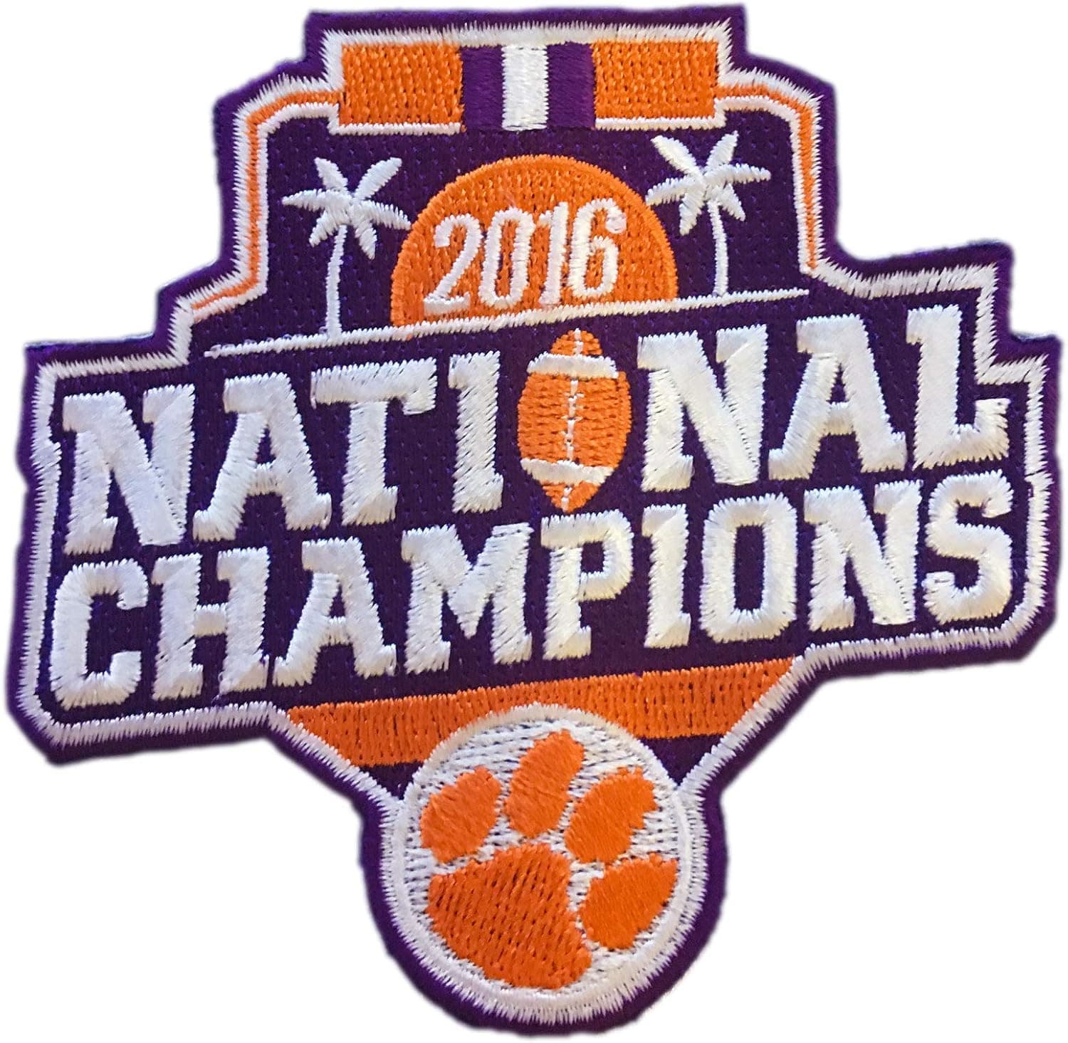 2016 College National Champions Clemson Tigers Football Patch