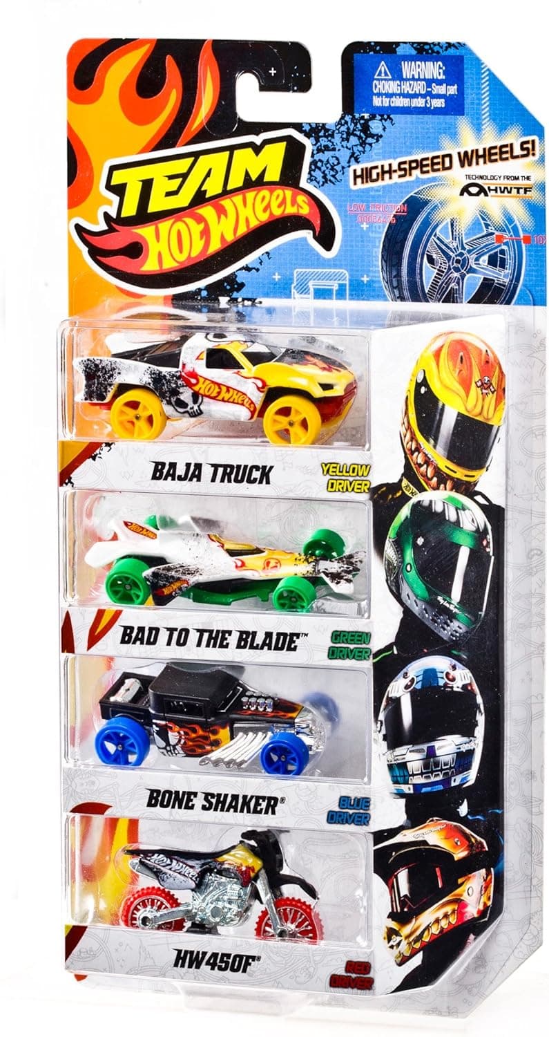 Hot Wheels Team Hot Wheels Vehicle 4-Pack