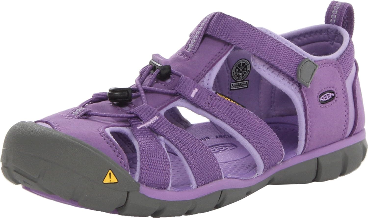 KEEN Little Kid's Seacamp 2 CNX Closed Toe Sandal, Purple Heart/Bougainvillealea Sandal 13 LK (Little Kid's) US