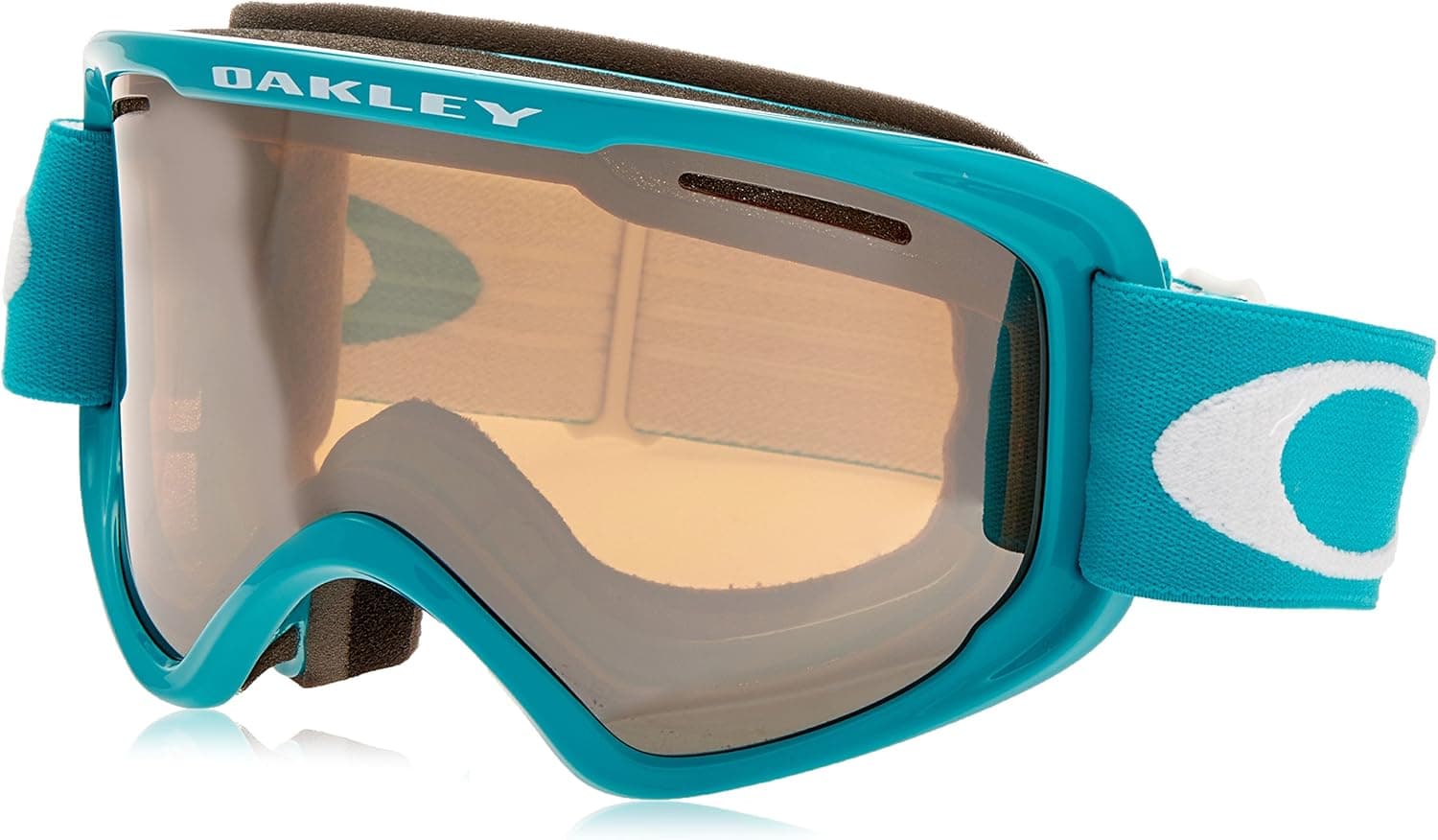 Oakley OO7066-25 O2 XM Eyewear, Peacock, Black Iridium Lens