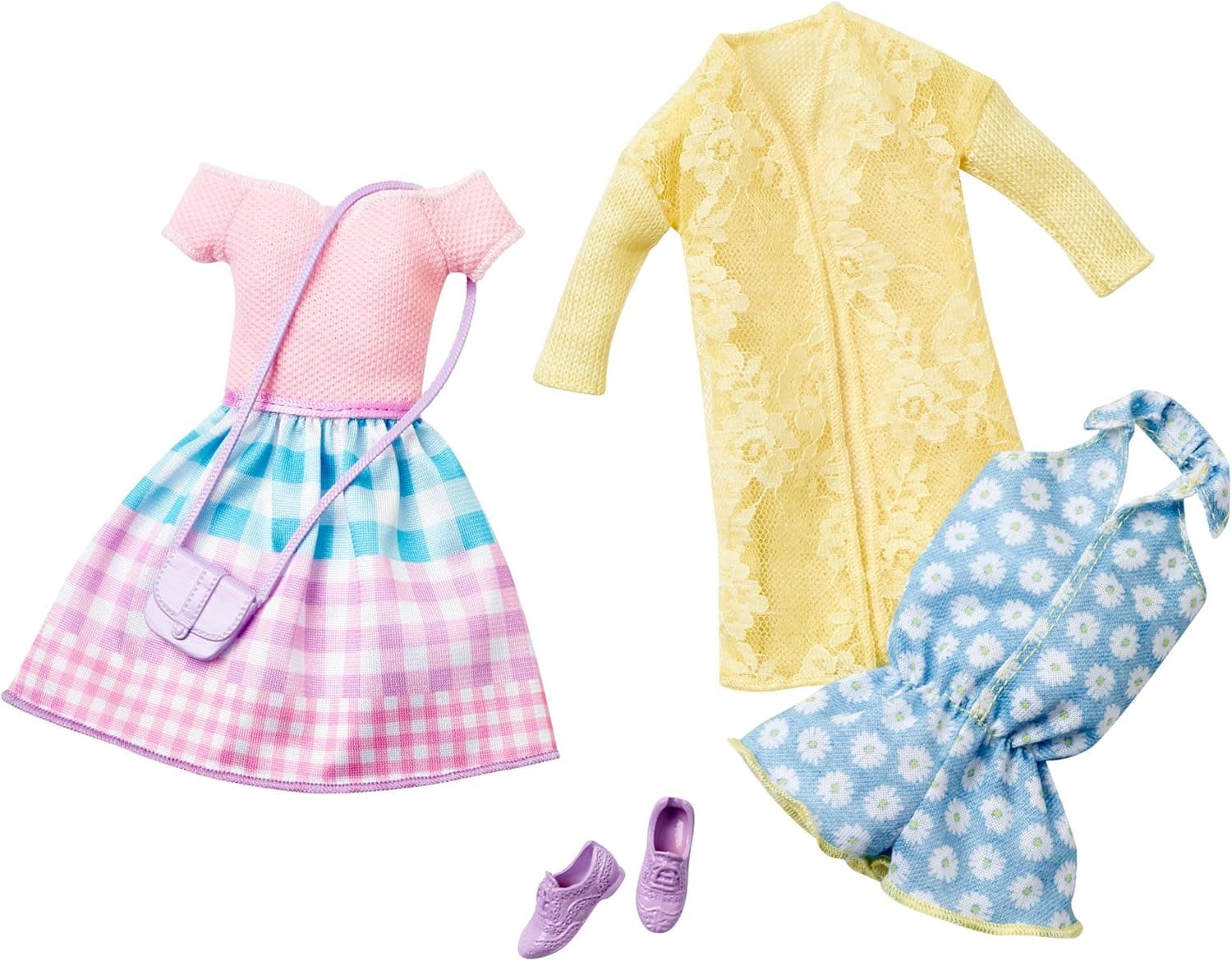 Barbie Fashion Pack 2-Pack, Somewhere Over the Gingham Rainbow