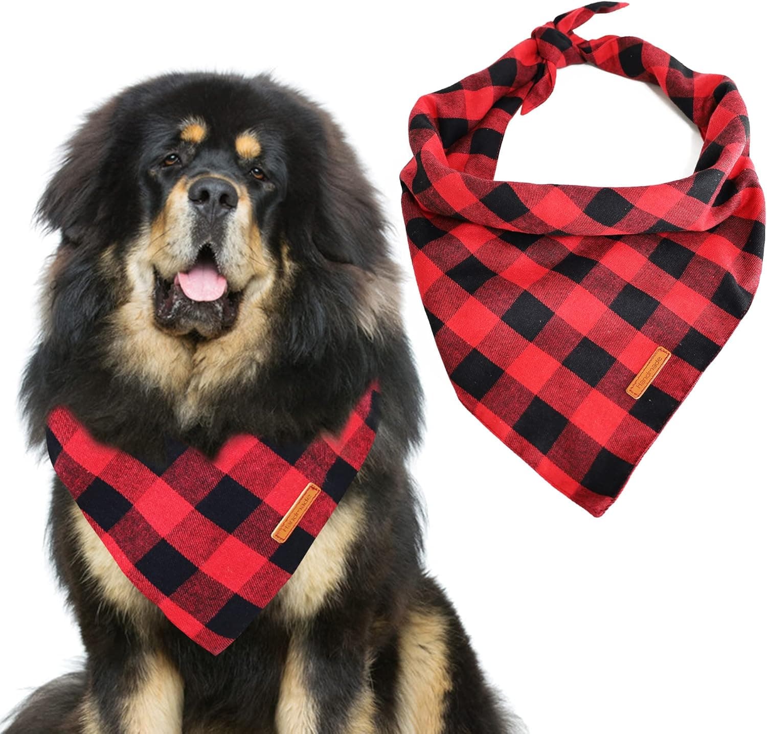 Extra Large Dog Birthday Bandanas,HUMOMO 28''-42'' XXXL Dog Bandanas Large Breed Birthday Praty Gift Dog Scarf Kerchief Adjustable Bib Set with Cute Hat for Large Dogs