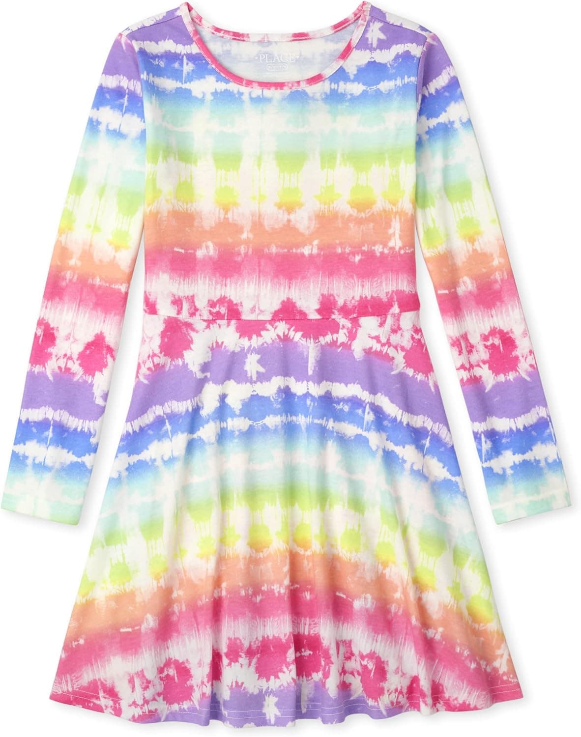 The Children's Place Girls Long Sleeve Fashion Skater Dresses
