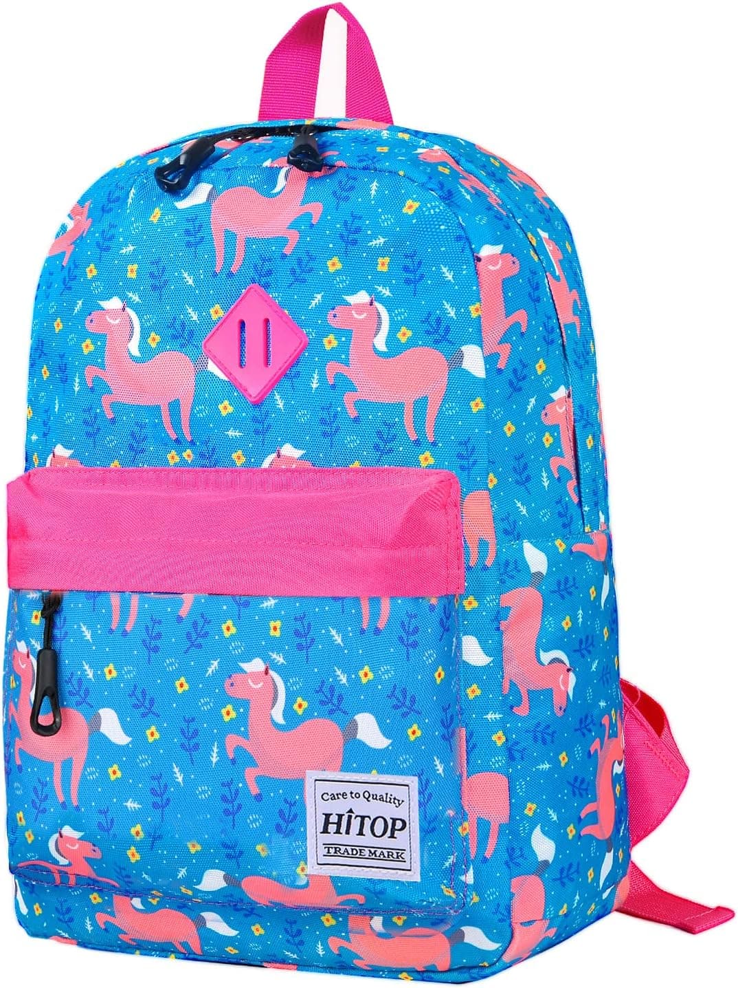 HITOP Kids Girls Backpack Lightweight for School Cute Preschool Backpack for Toddler