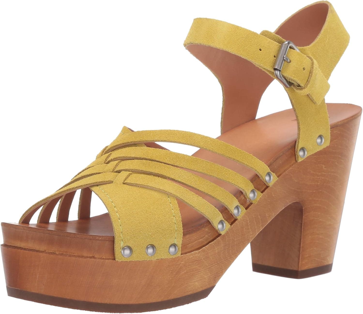Frye and Co. Women's Greta Woven Clog Heeled Sandal