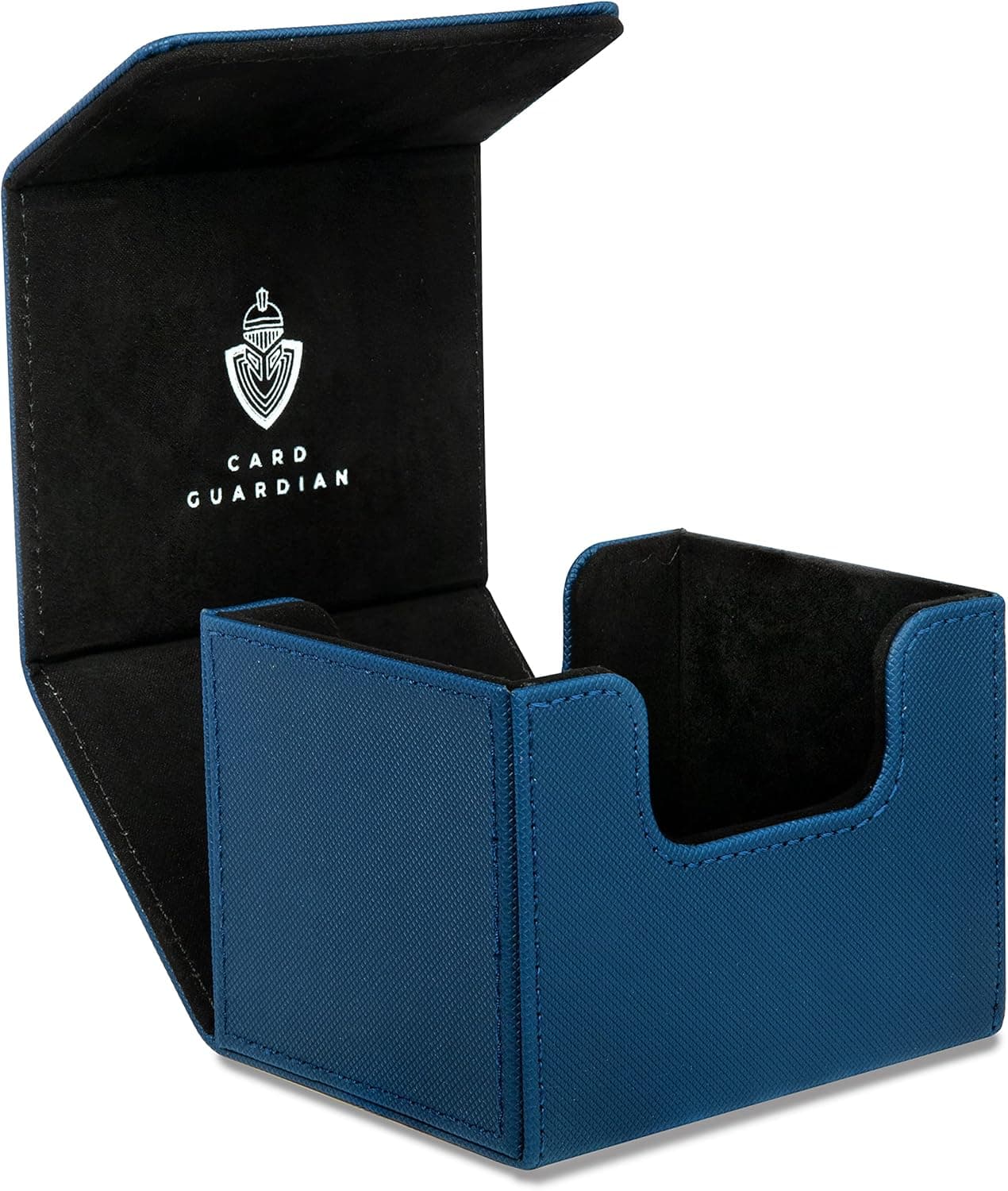 Card Guardian - Premium Deck Box for 100+ Cards for Trading Card Games TCG (Blue)