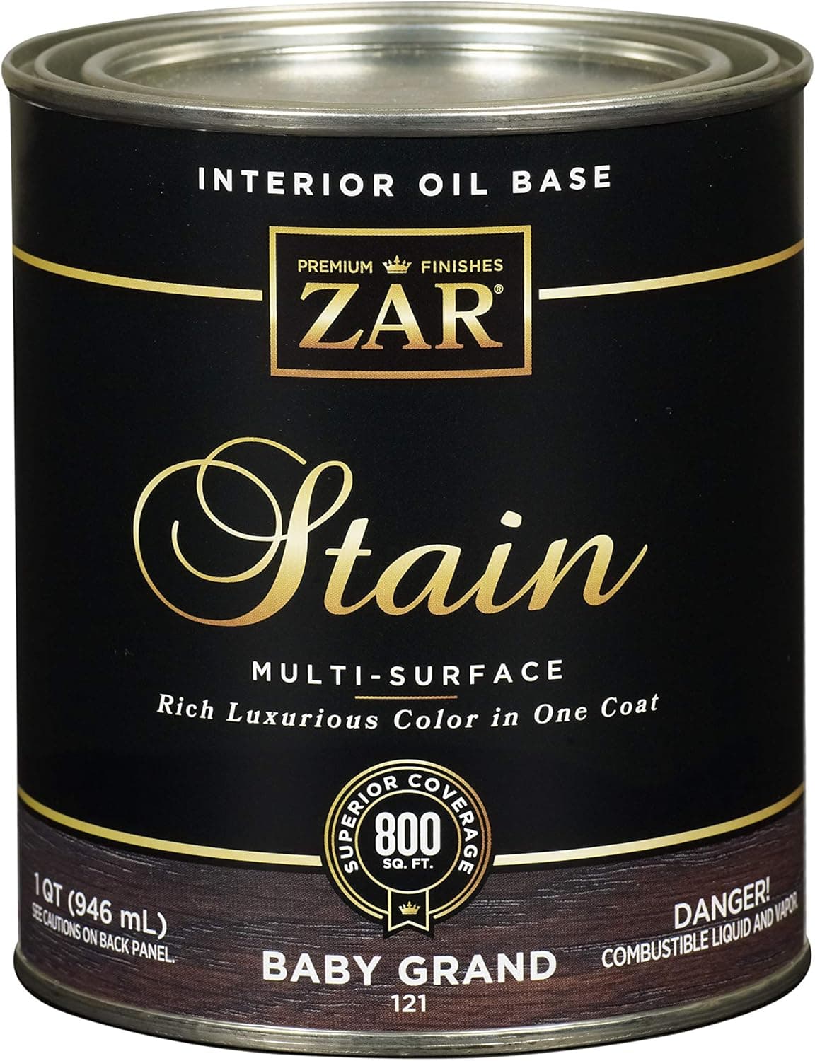 ZAR® Interior Oil Base Stain, Quart, Color - Baby Grand