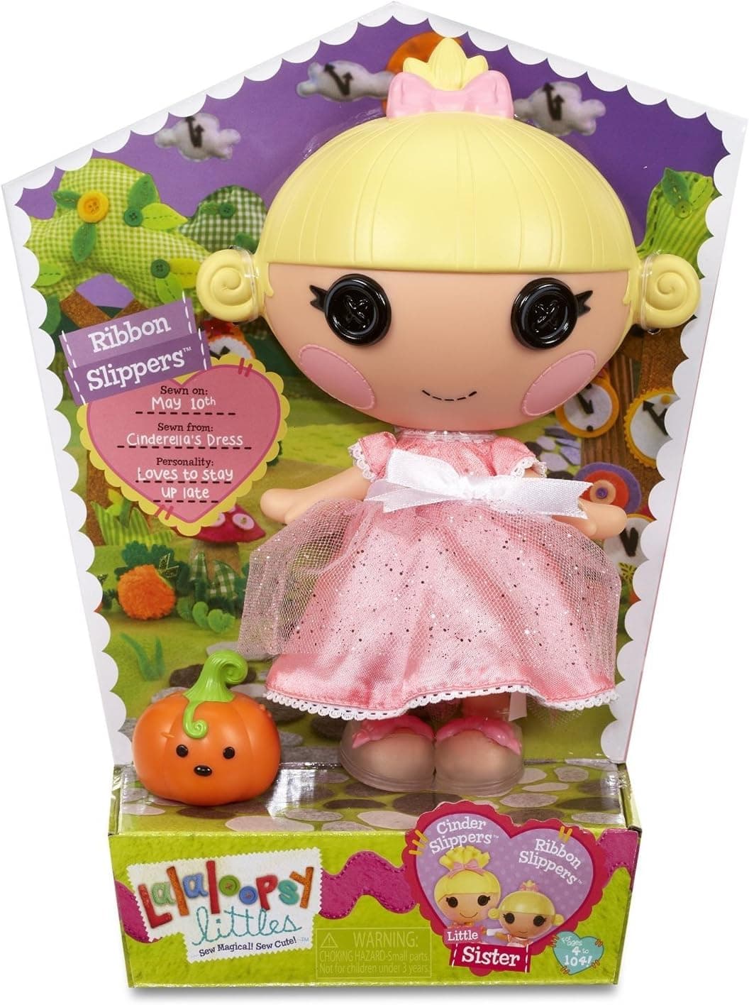 Lalaloopsy Littles Doll- Ribbon Slippers