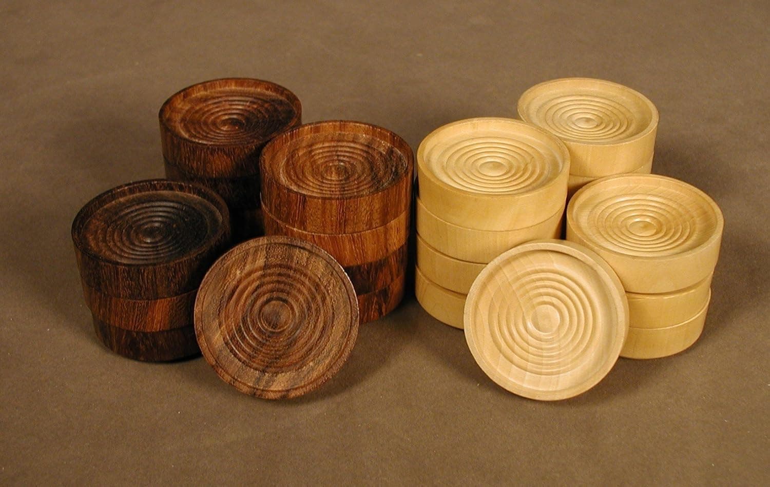 1.5" Wood Stacking Checkers