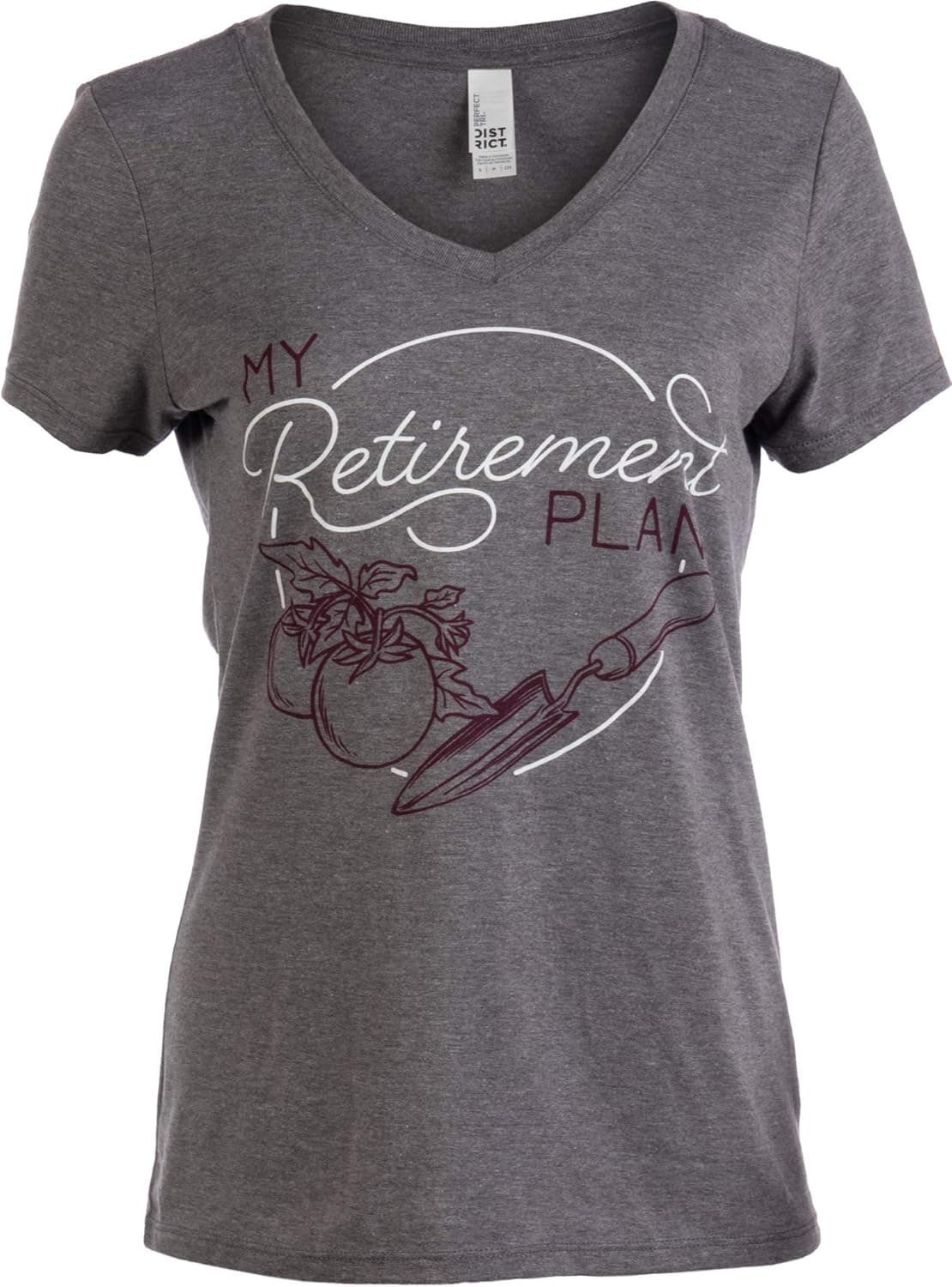 My (Garden) Retirement Plan | Funny Gardener Gardening Vneck T-Shirt for Women