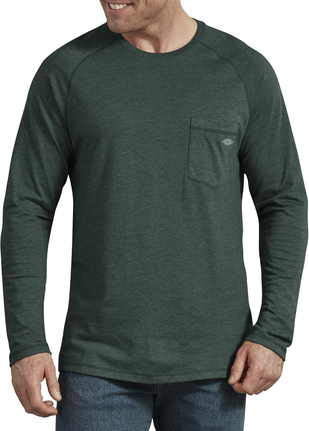 Dickies Men's Big and Tall Temp-iq Performance Cooling Long Sleeve T-Shirt
