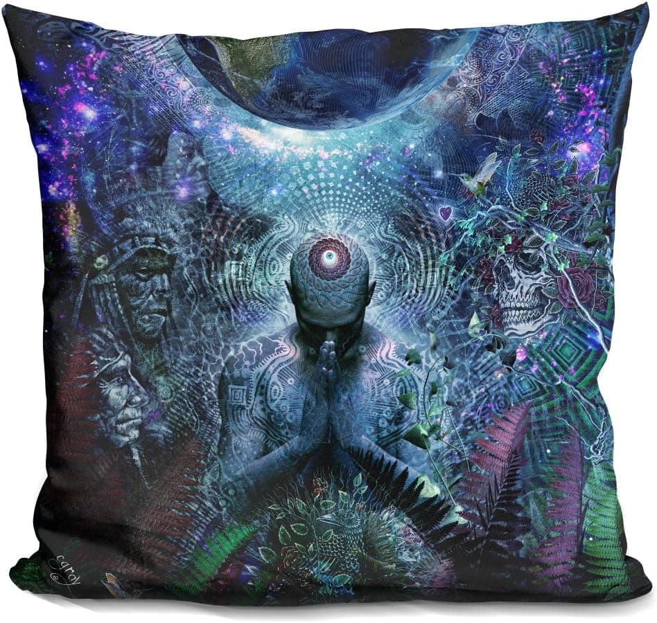LiLiPi Gratitude for The Earth and Sky Decorative Accent Throw Pillow
