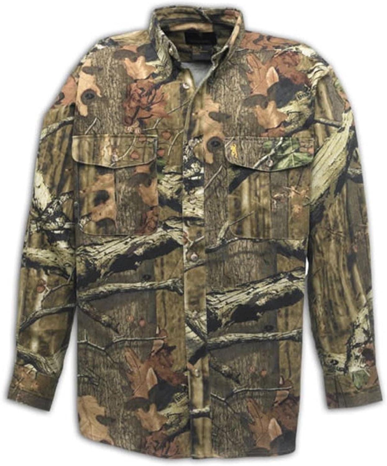 Browning Wasatch Chamois Shirt, Mossy Oak Break-Up Infinity, XL