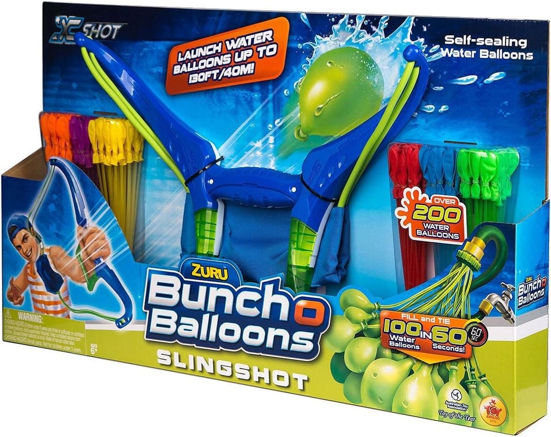 ZURU Bunch O Balloons Fill in 60 Seconds Over 200 Water Ballons with Slingshot