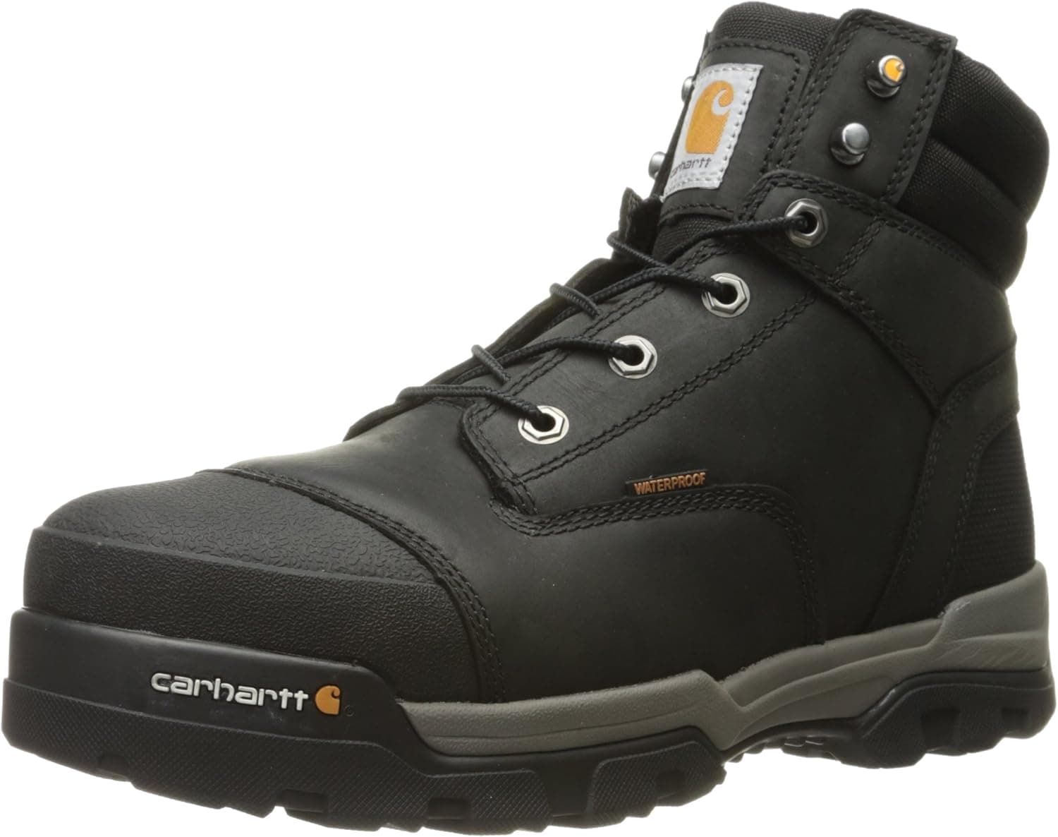 Carhartt Men's 6" Energy Black Waterproof Composite Toe CME6351 Industrial Boot