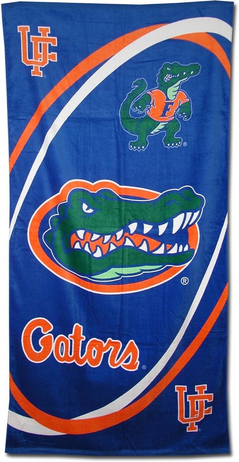 Florida Gators Fiber Reactive Pool/Beach/Bath Towel (Team Color)