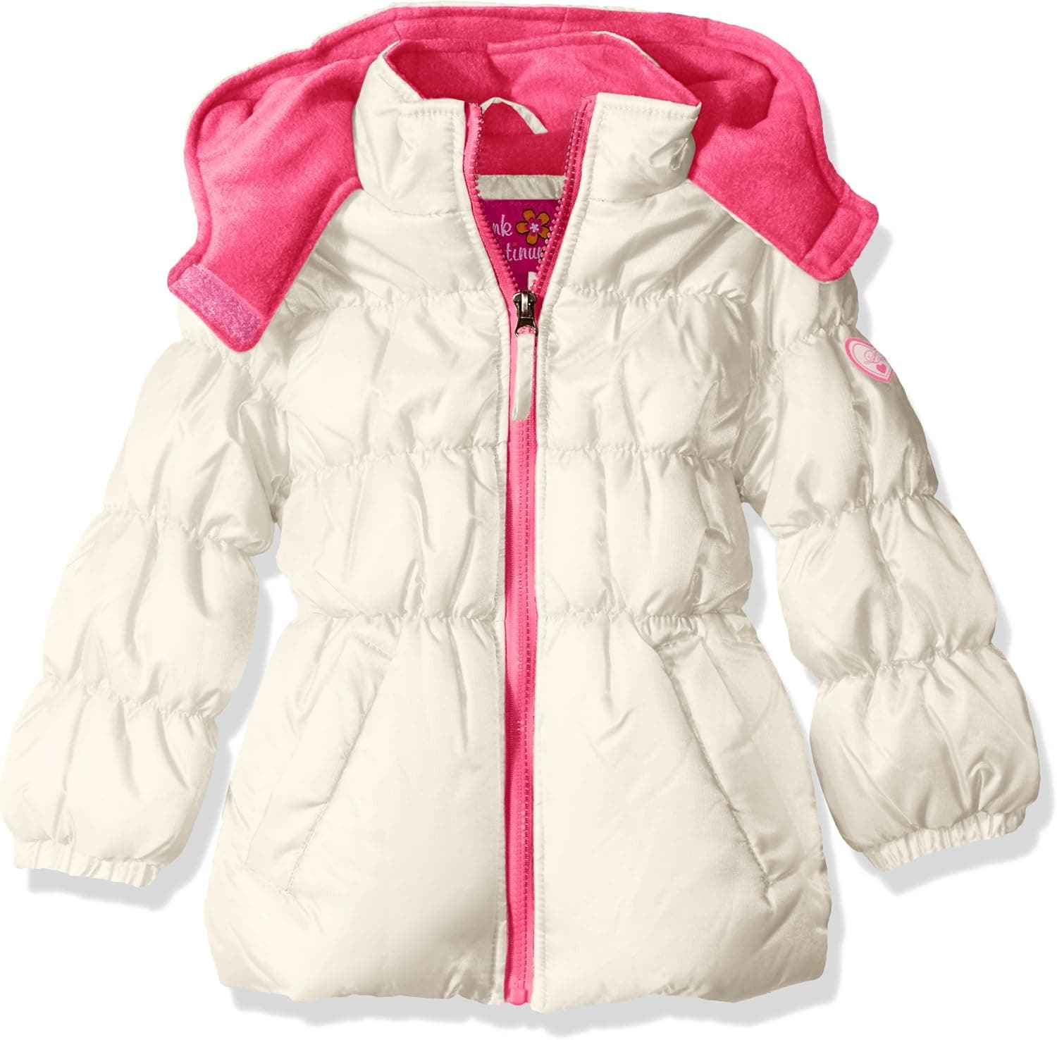 Pink Platinum Girls' Ripstop Puffer