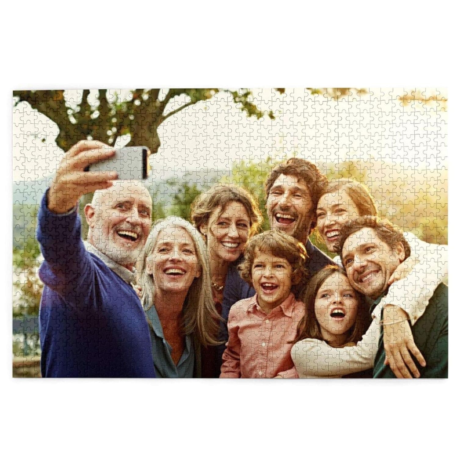 Custom Jigsaw Puzzle for Adults with 300/500/1000 Pieces Personalized Photo Funny Gifts for Wedding,Christmas (29.5x19.7 with 1000 pieces B)