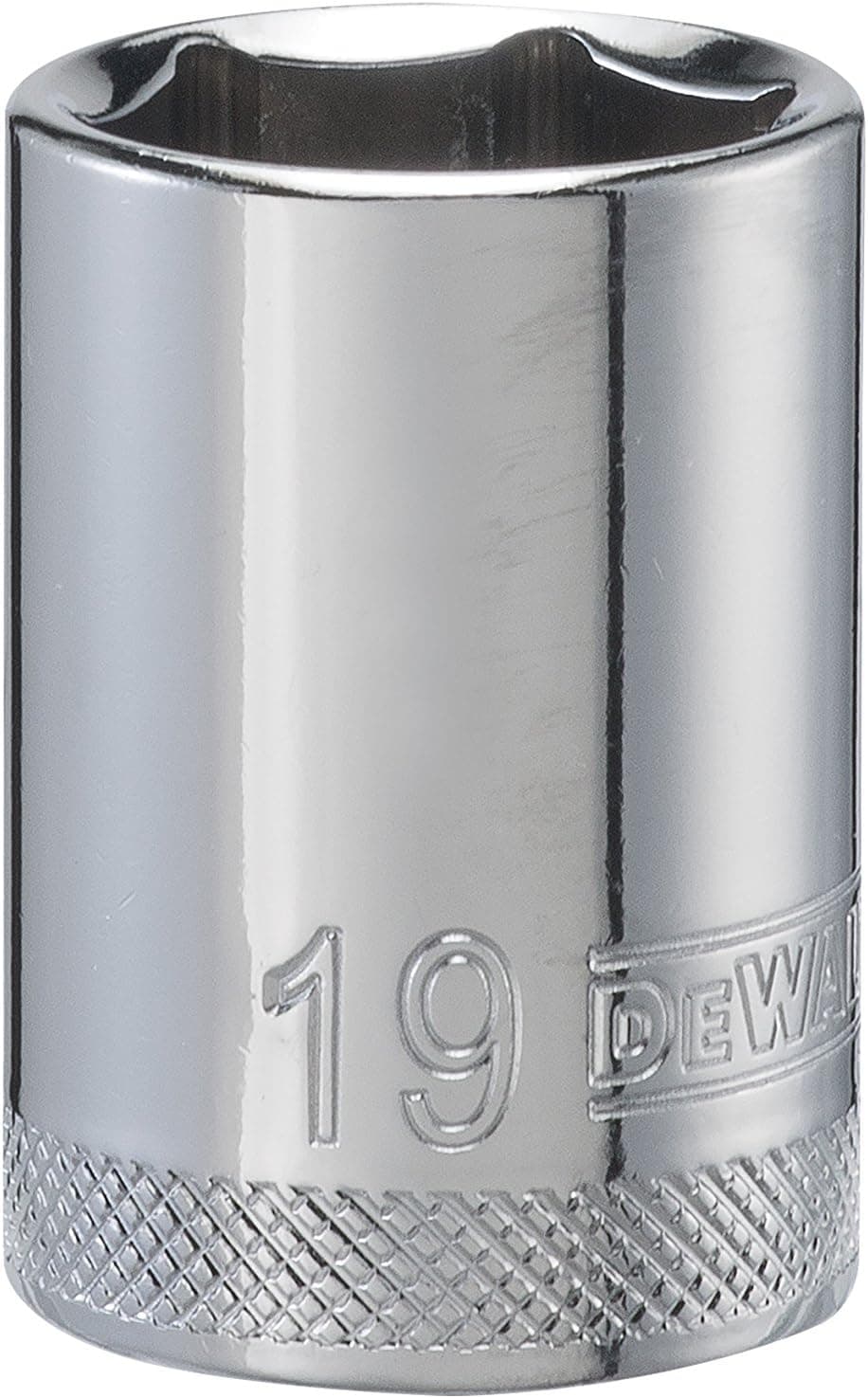 DEWALT 6 PT 1/2'' Drive Socket 19 MM