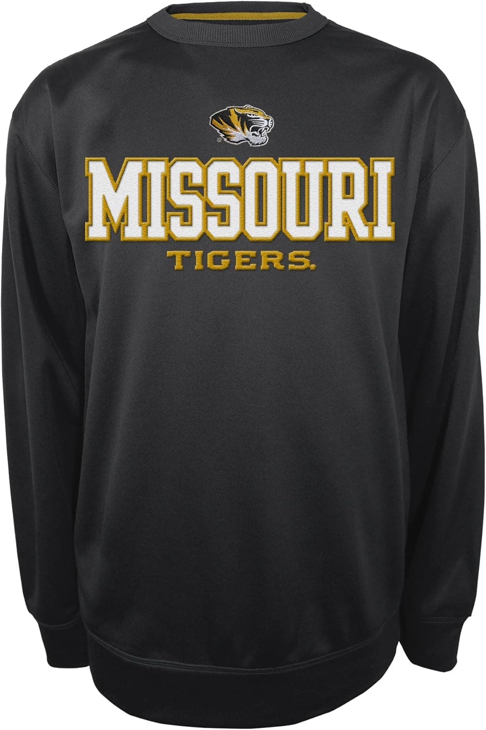 NCAA Men's Missouri Tigers Long Sleeve Crew Neck Shirt