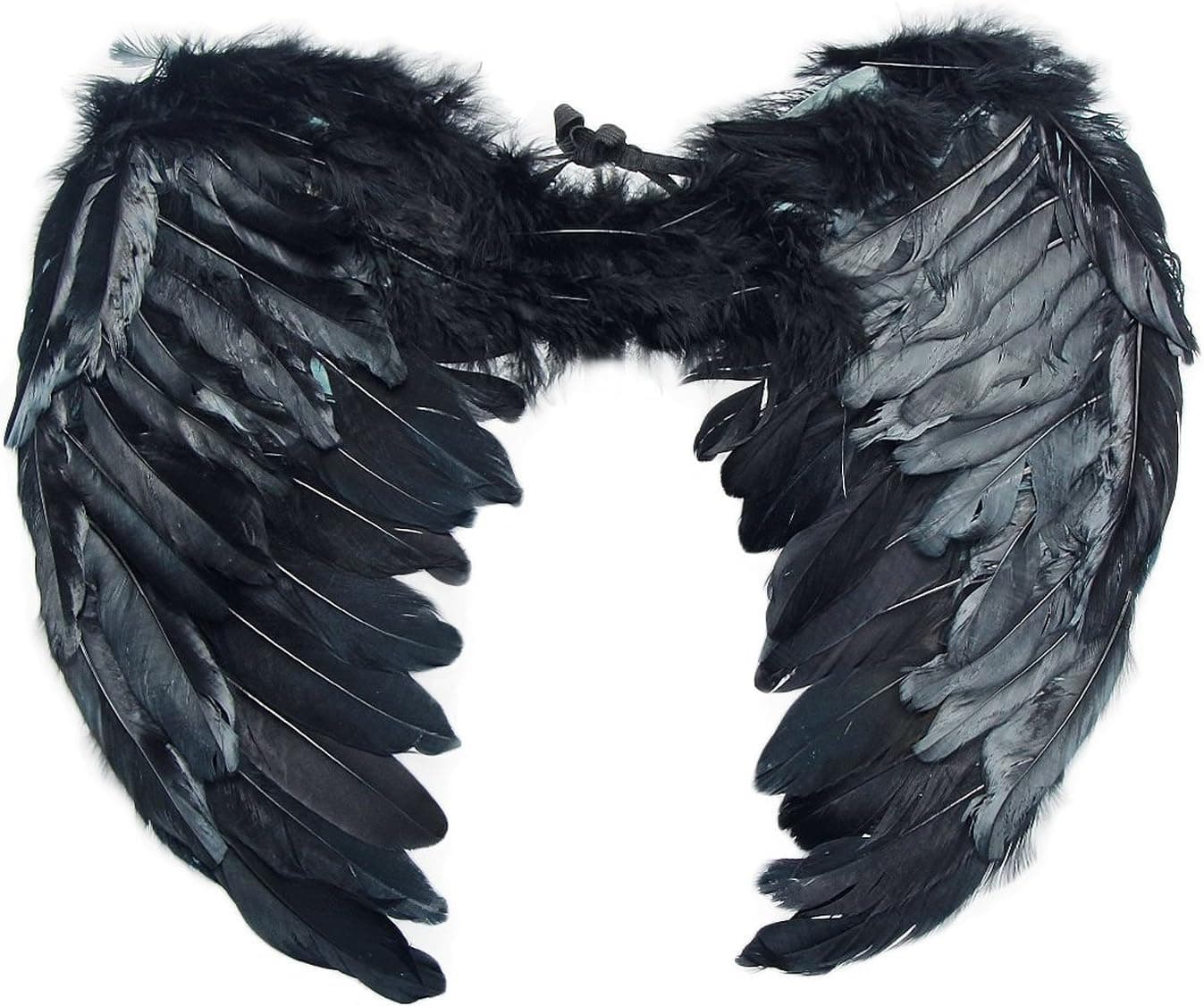 SUKRAGRAHA Angel Feather Wings Christmas Carol Costume Accessory Black Small