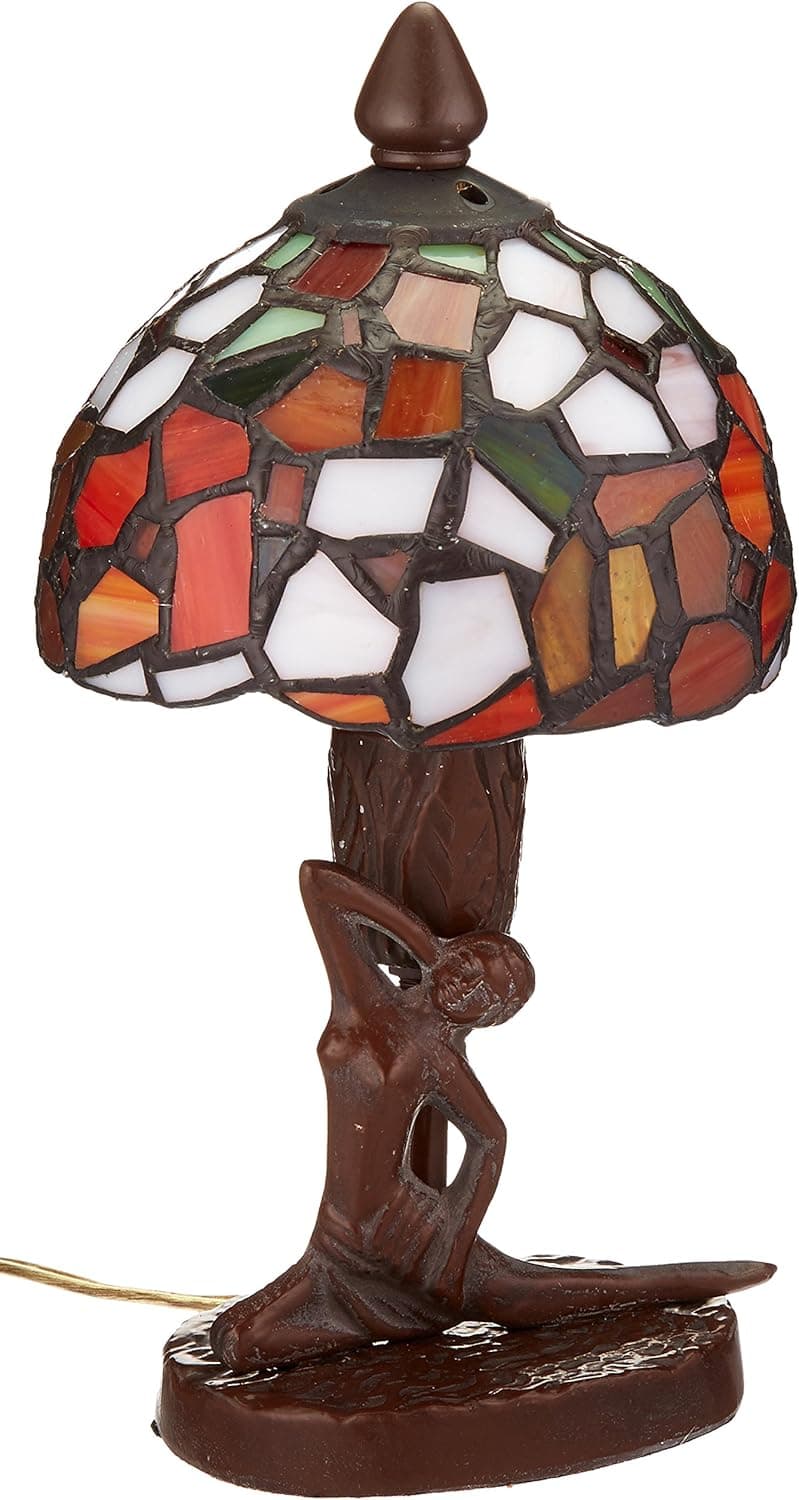 Dale Tiffany TA11014 Mini Dogwood Table Lamp, Antique Bronze