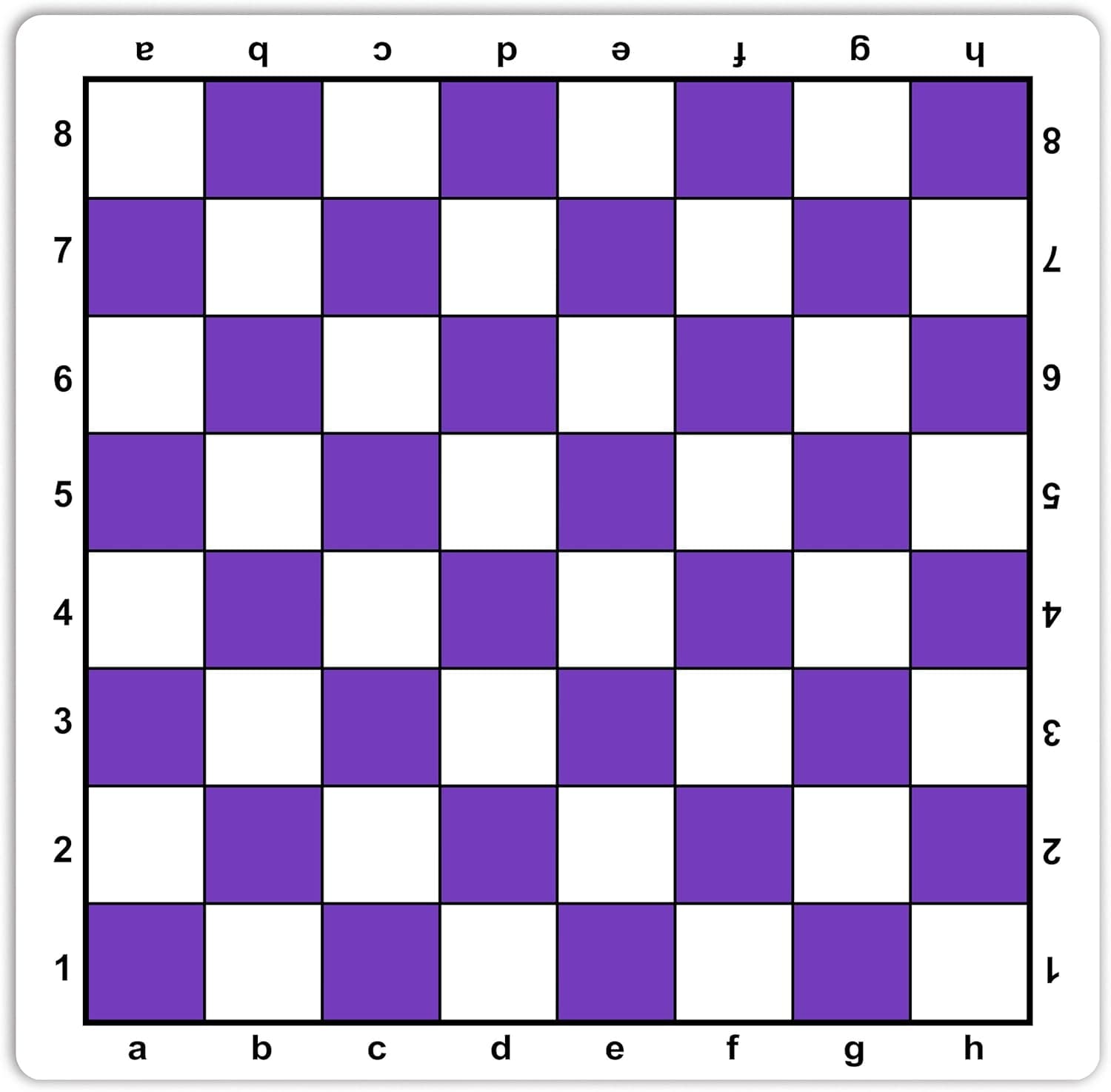 WE Games Mousepad Chessboard, 20 inches - Made in USA