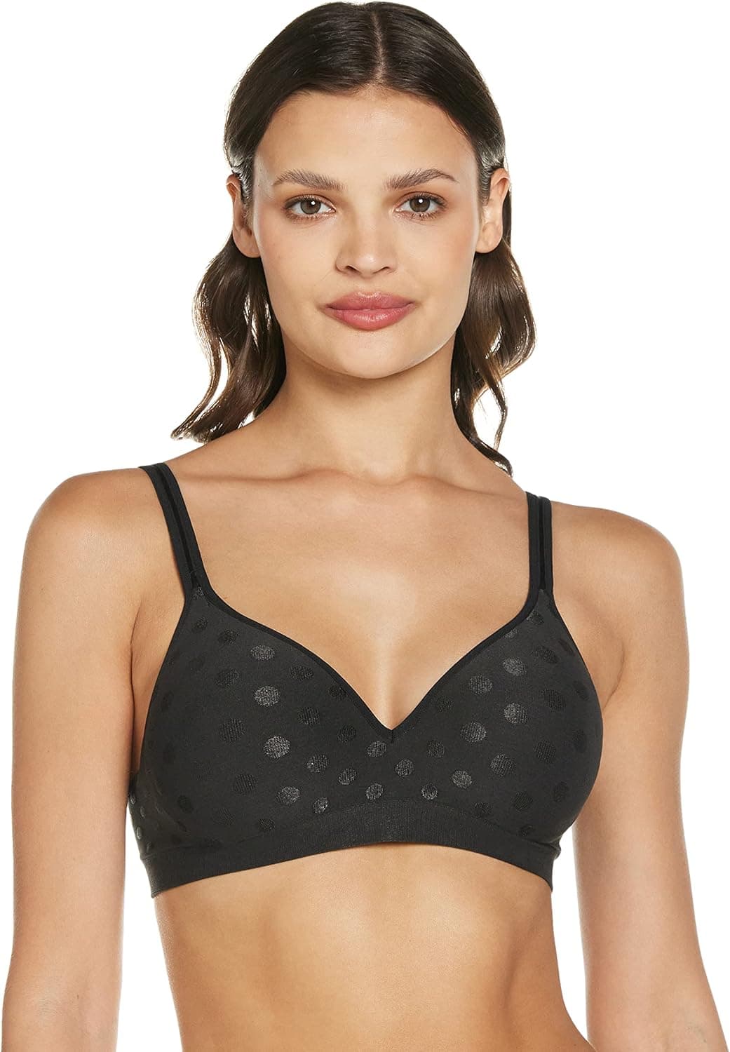 Hanes Women's Perfect Coverage Wireless Bra with Foam, ComfortFlex Fit, Smart Sizes S-3xl+