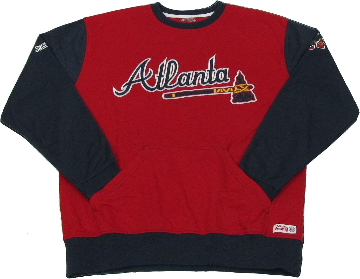 MLB Atlanta Braves Diamond Fleece Crew Sweatshirt
