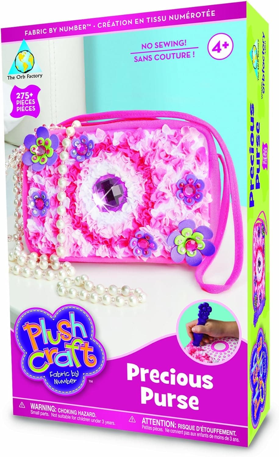 The Orb Factory Limited Plush Craft Precious Purse