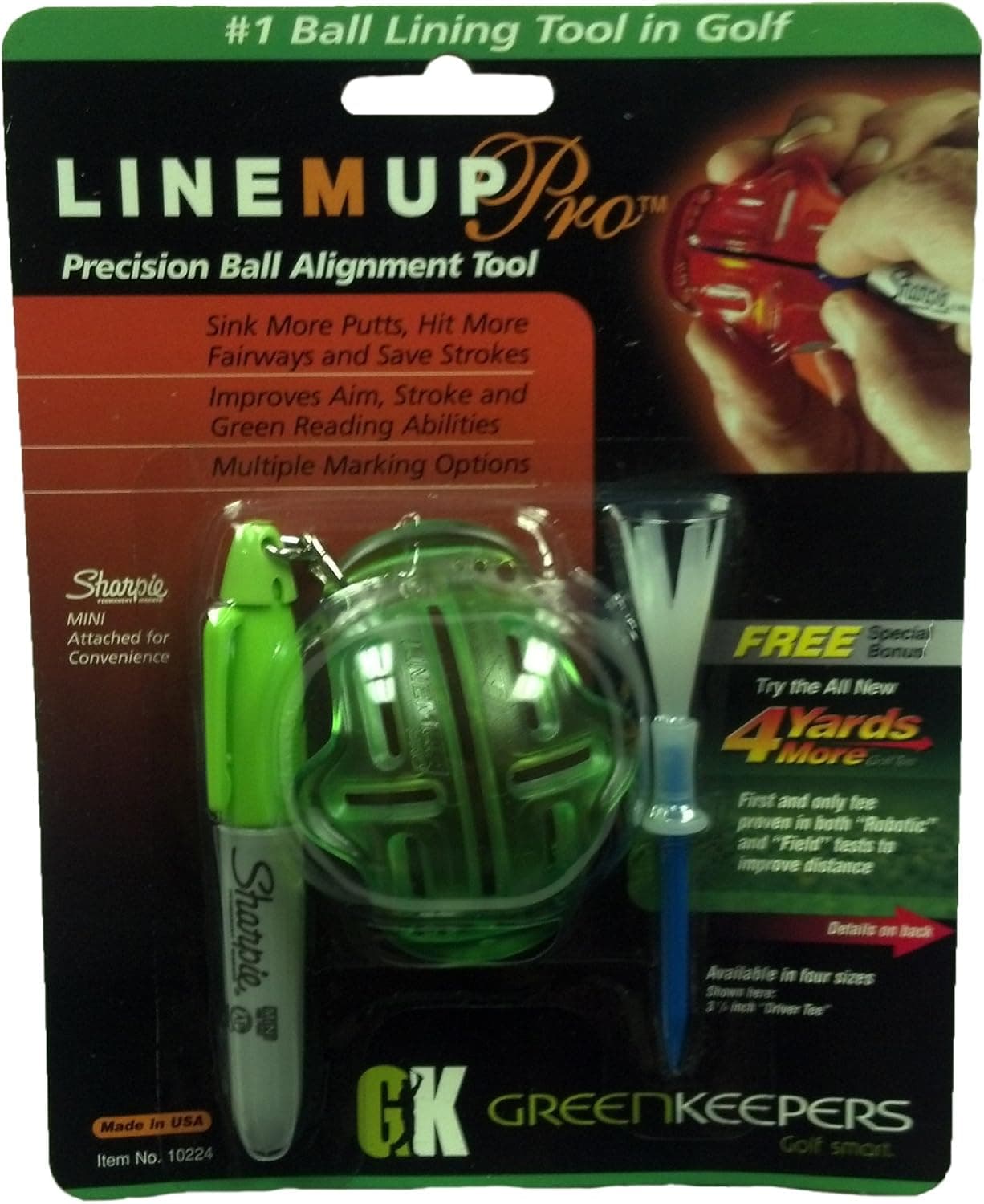 Greenkeepers Line M Up Pro Precision Ball Alignment Tool