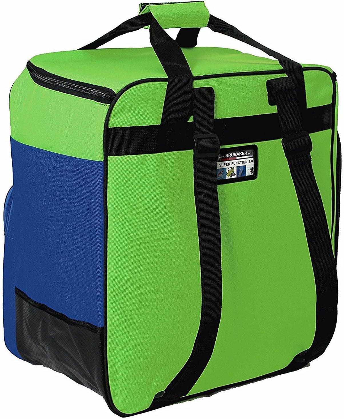 BRUBAKER Ski Boot Bag Backpack SuperFUNCTION 2.0 Holds Complete Set Of Ski or Snowboard Equipment incl. Helmet!