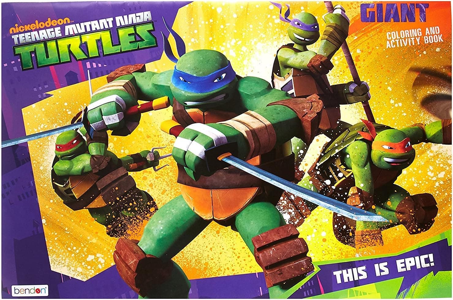 Nickelodeon Teenage Mutant Ninja Turtles Giant Coloring Book
