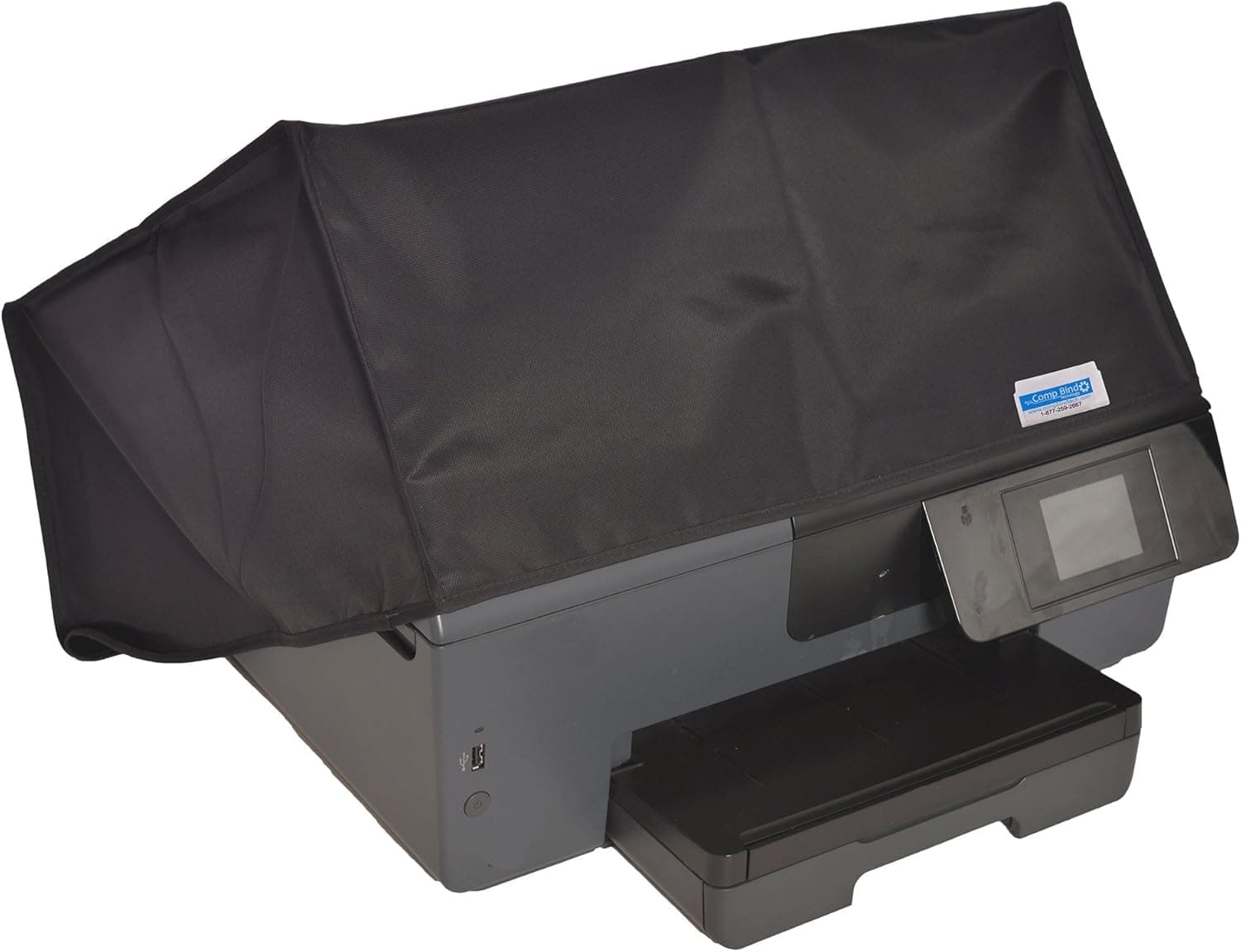 Comp Bind Technology Dust Cover Compatible with Epson SureColor P800 Printer Without Roller Adapter, Black Nylon Anti-Static Cover Dimensions 26.93''W x 14.80''D X 9.85''H