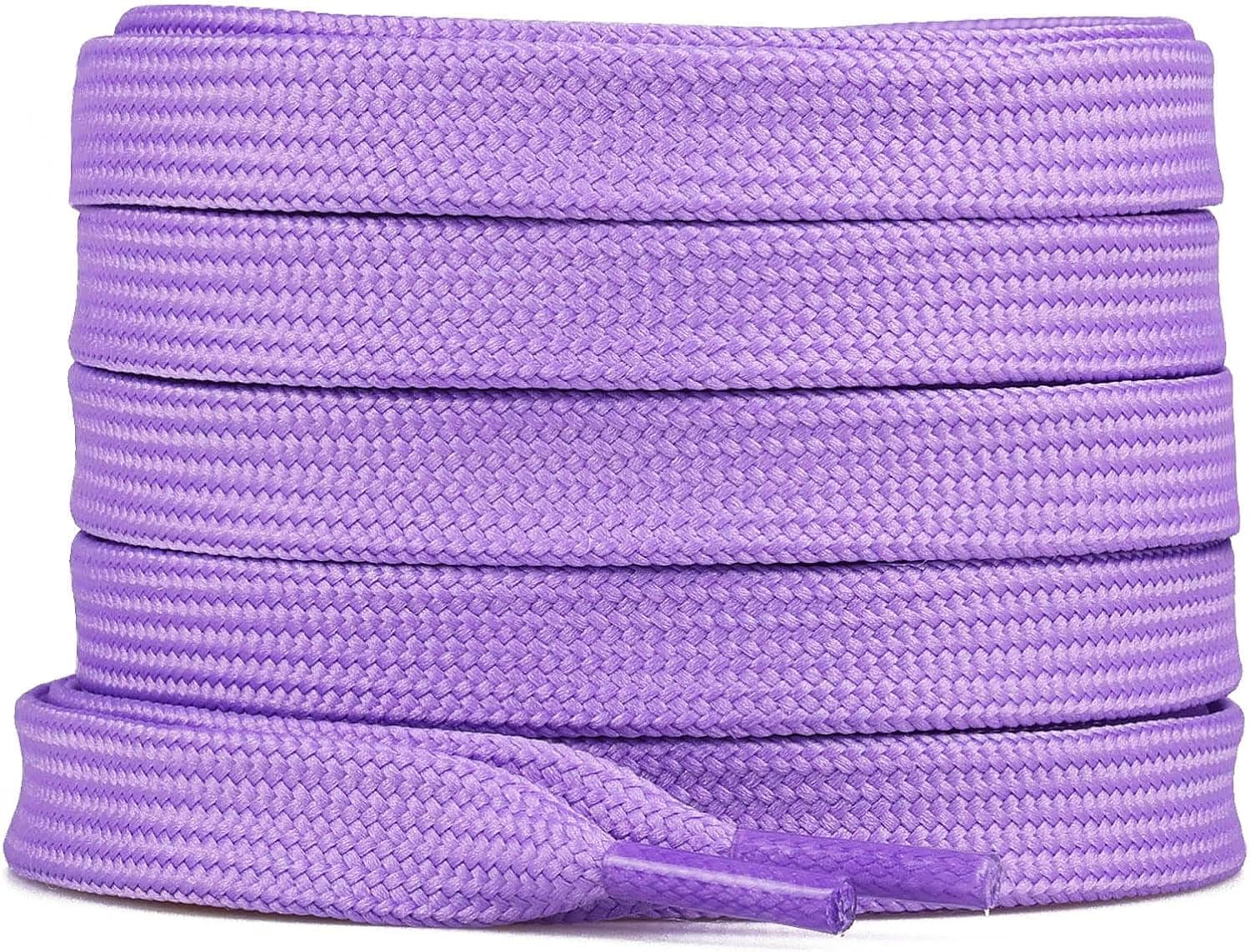 Booyckiy [2 Pairs 2/5" Flat Sneaker Shoe Laces 26 Colors Shoe laces in 27"-72"